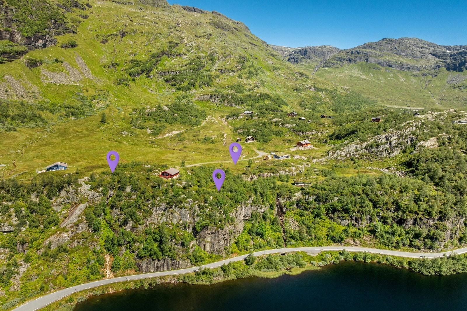 3 nydelige tomter selges enkeltvis eller samlet Galleribilde