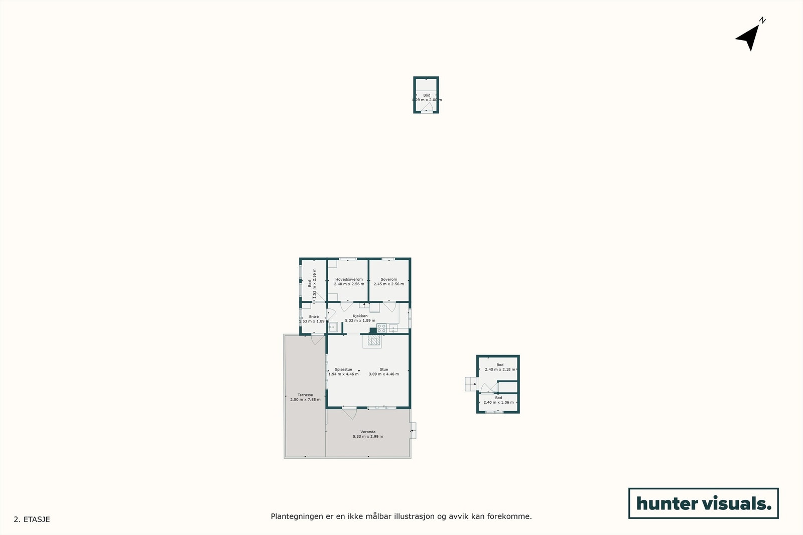 Plantegning Galleribilde