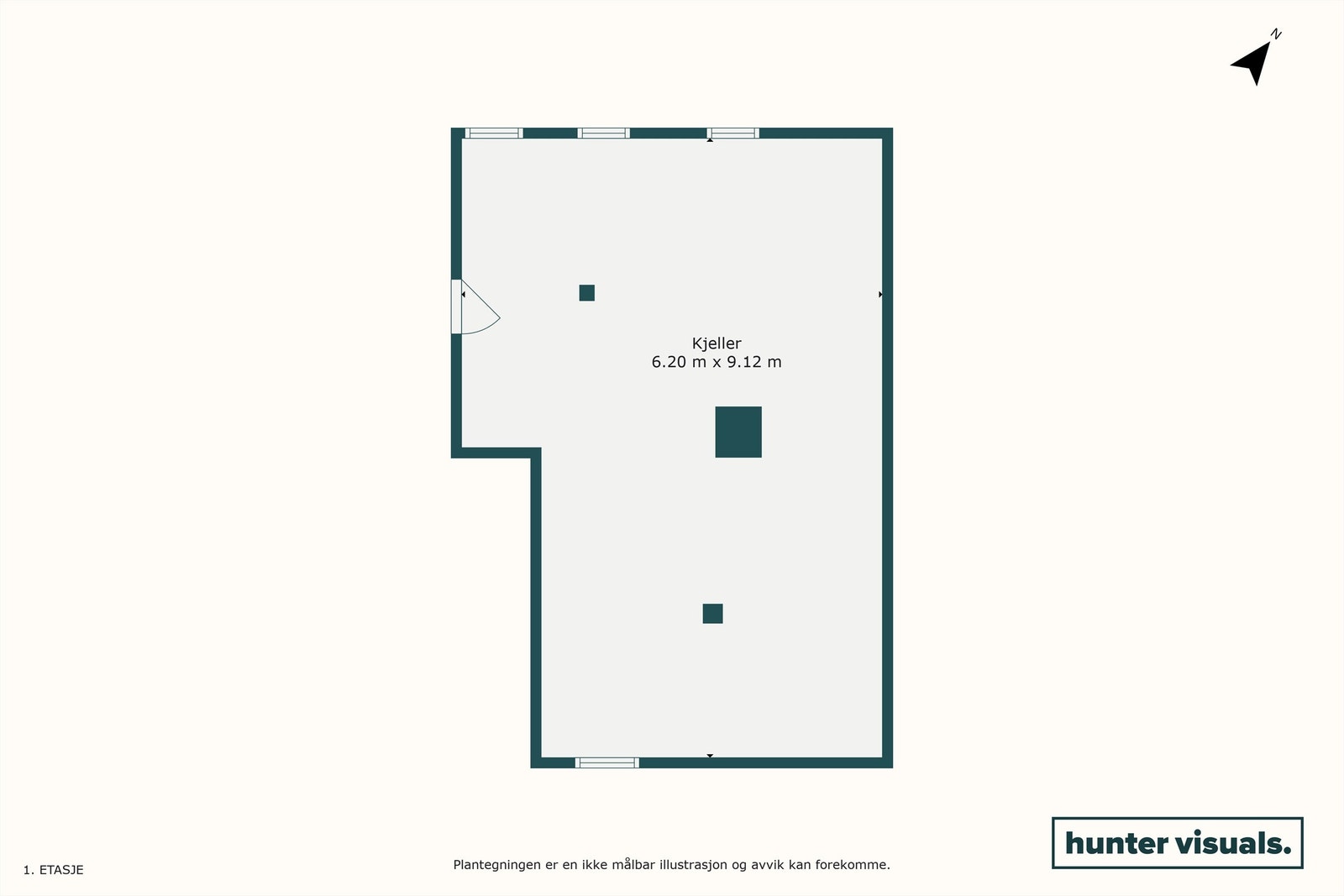 Plantegning Galleribilde