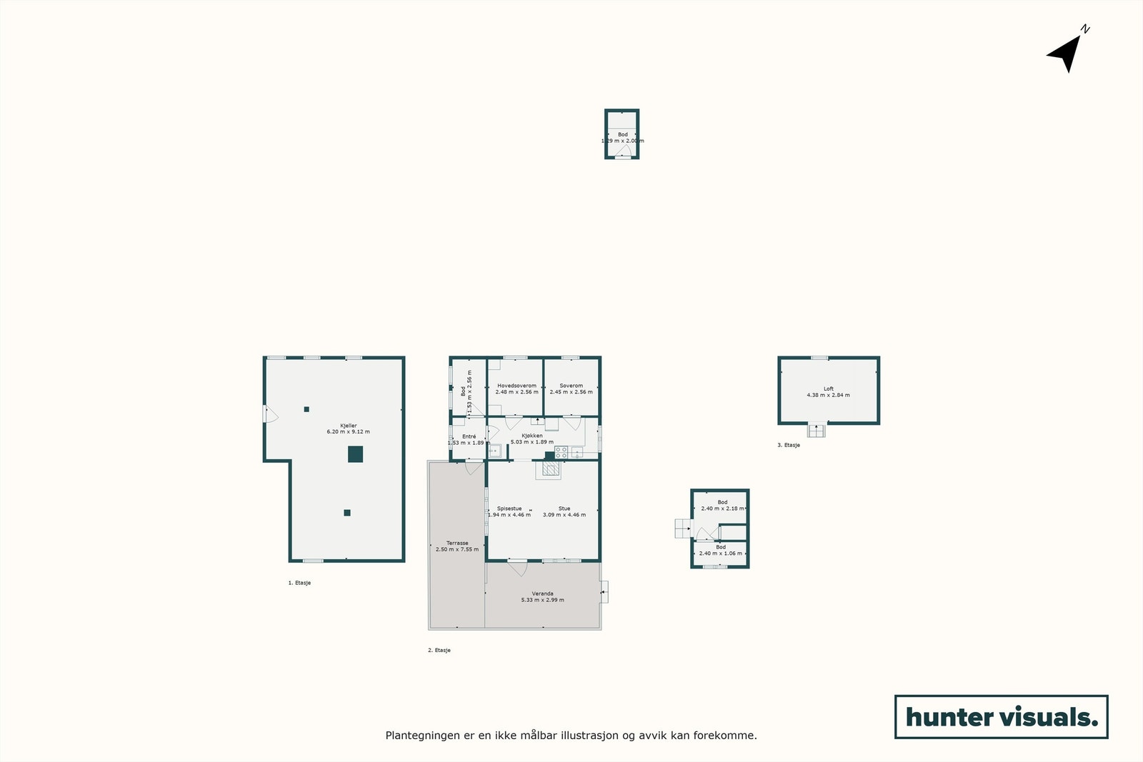 Plantegning Galleribilde