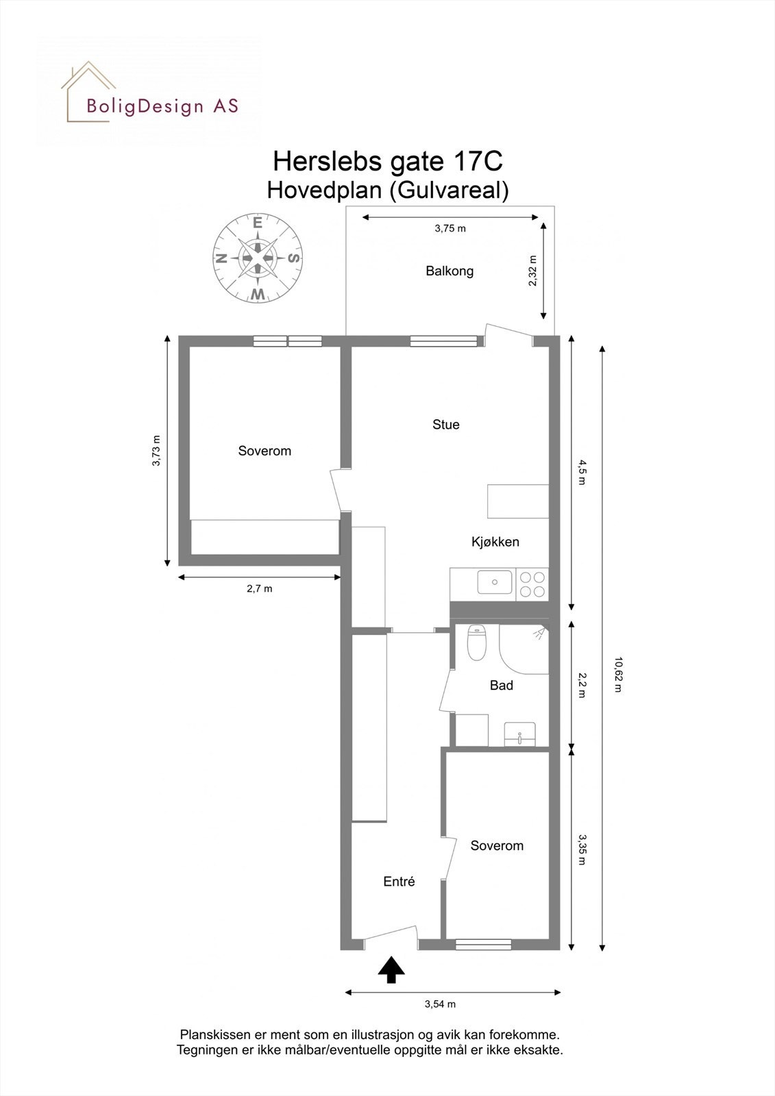 Plantegning Galleribilde