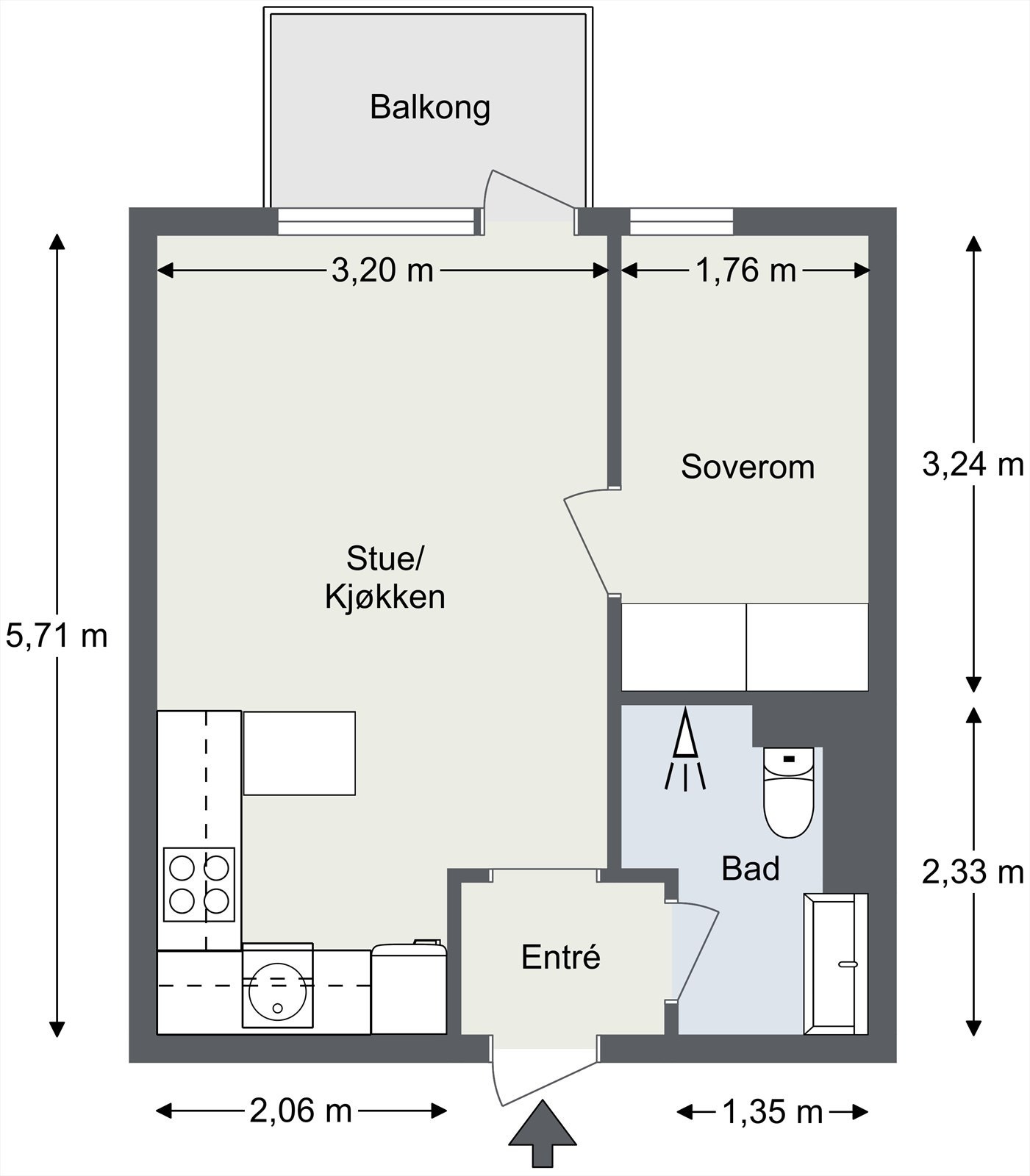 Plantegning. Galleribilde