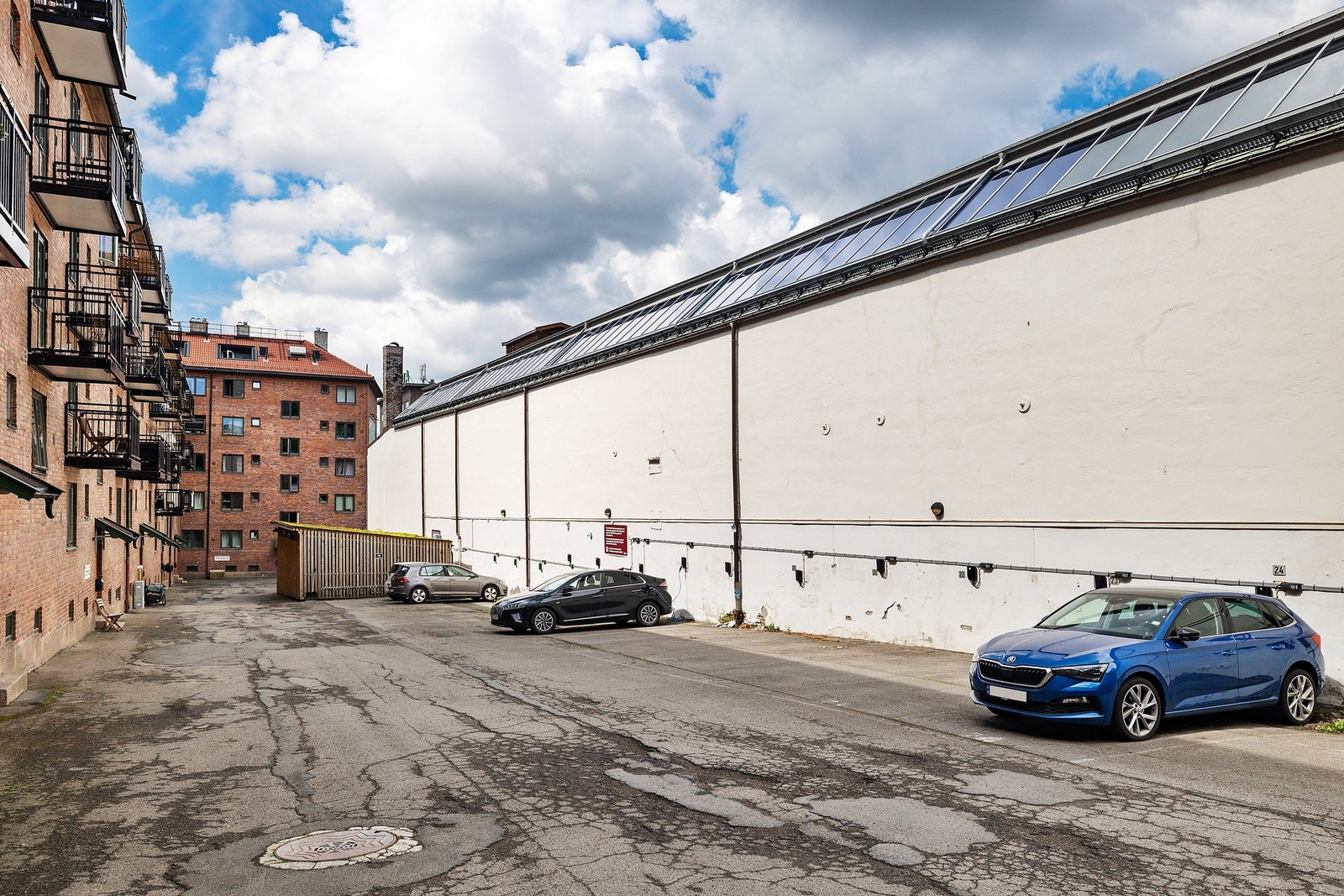 Sameiet har 30 parkeringsplasser til utleie Galleribilde