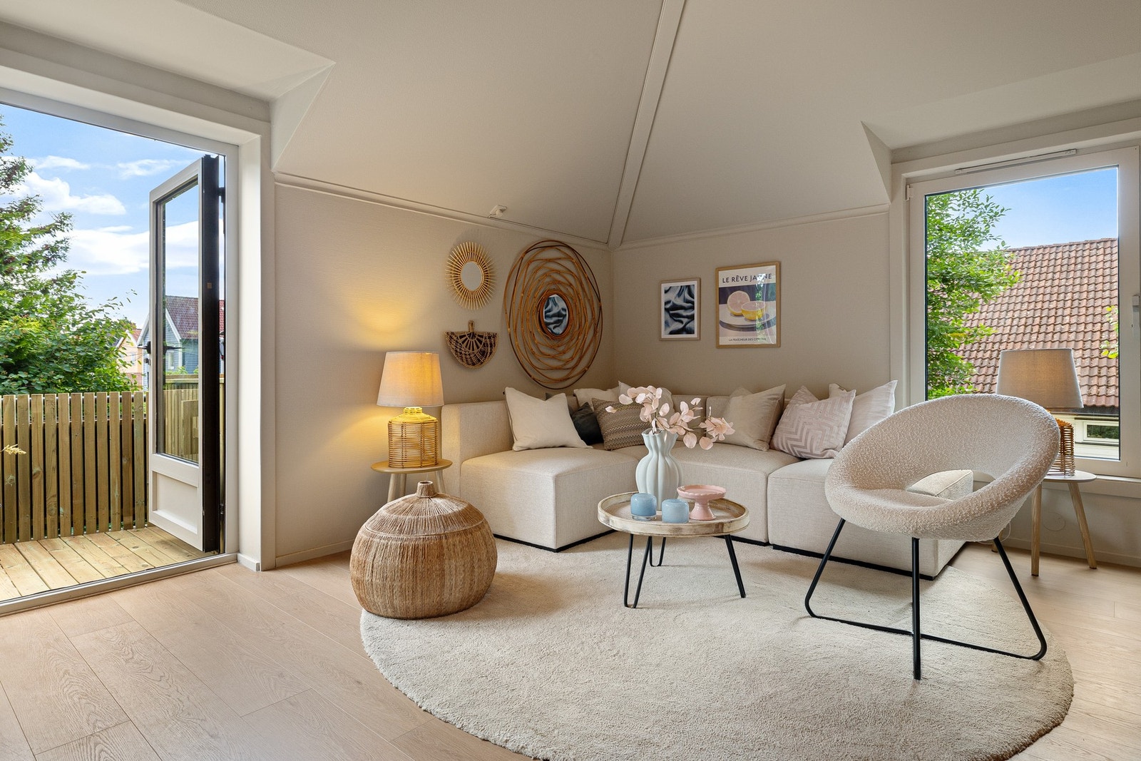 Nytt en-stavs gulv og nymalte flater i 2025. Galleribilde