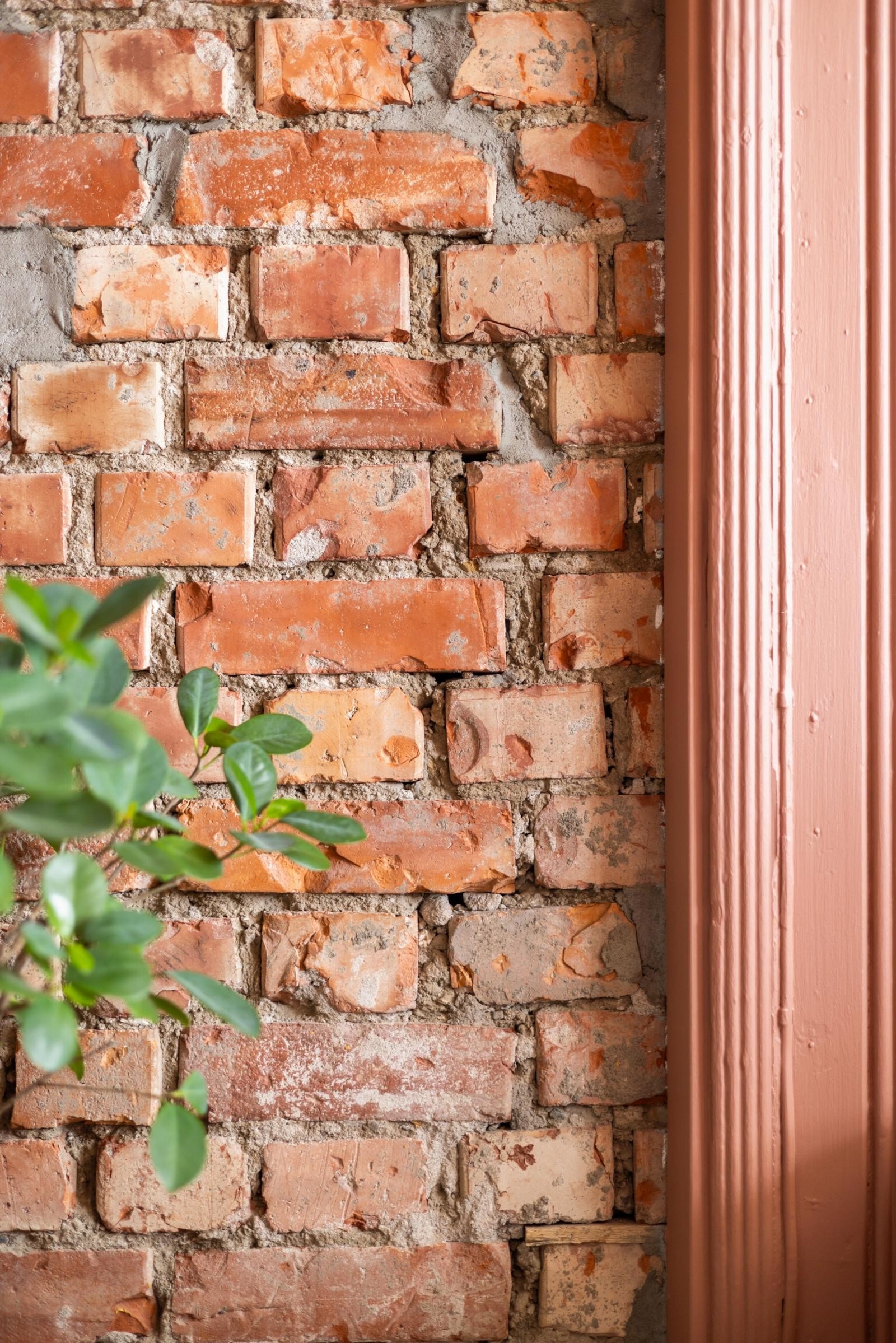 Sjarmerende teglstein. Galleribilde