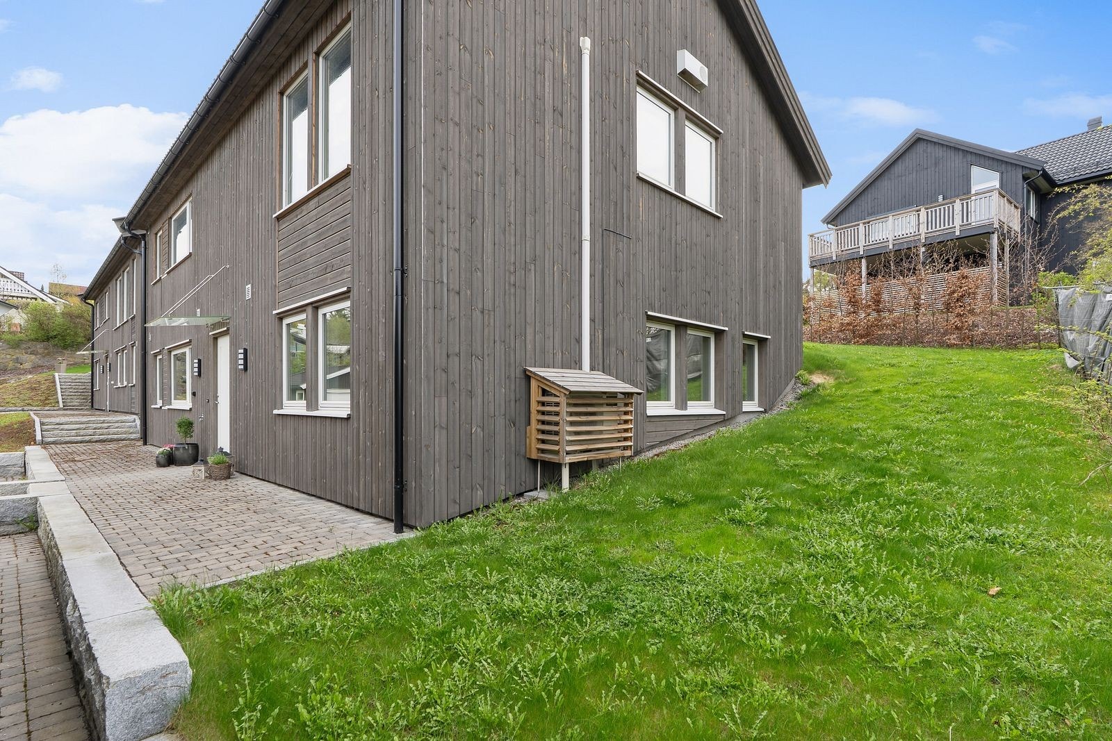 Uteområde med felles hage Galleribilde