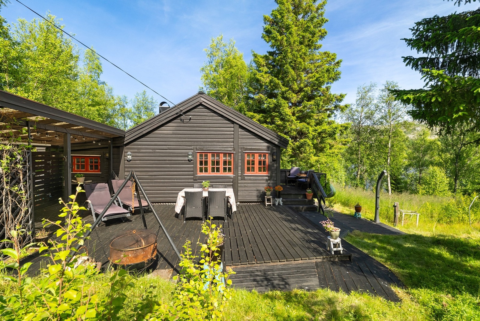 Her er det god plass til familie og venner. Galleribilde