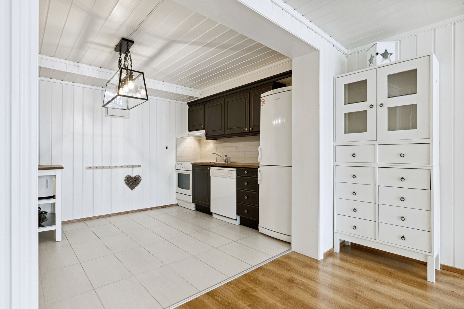 Åpen stue/kjøkkenløsning. Galleribilde