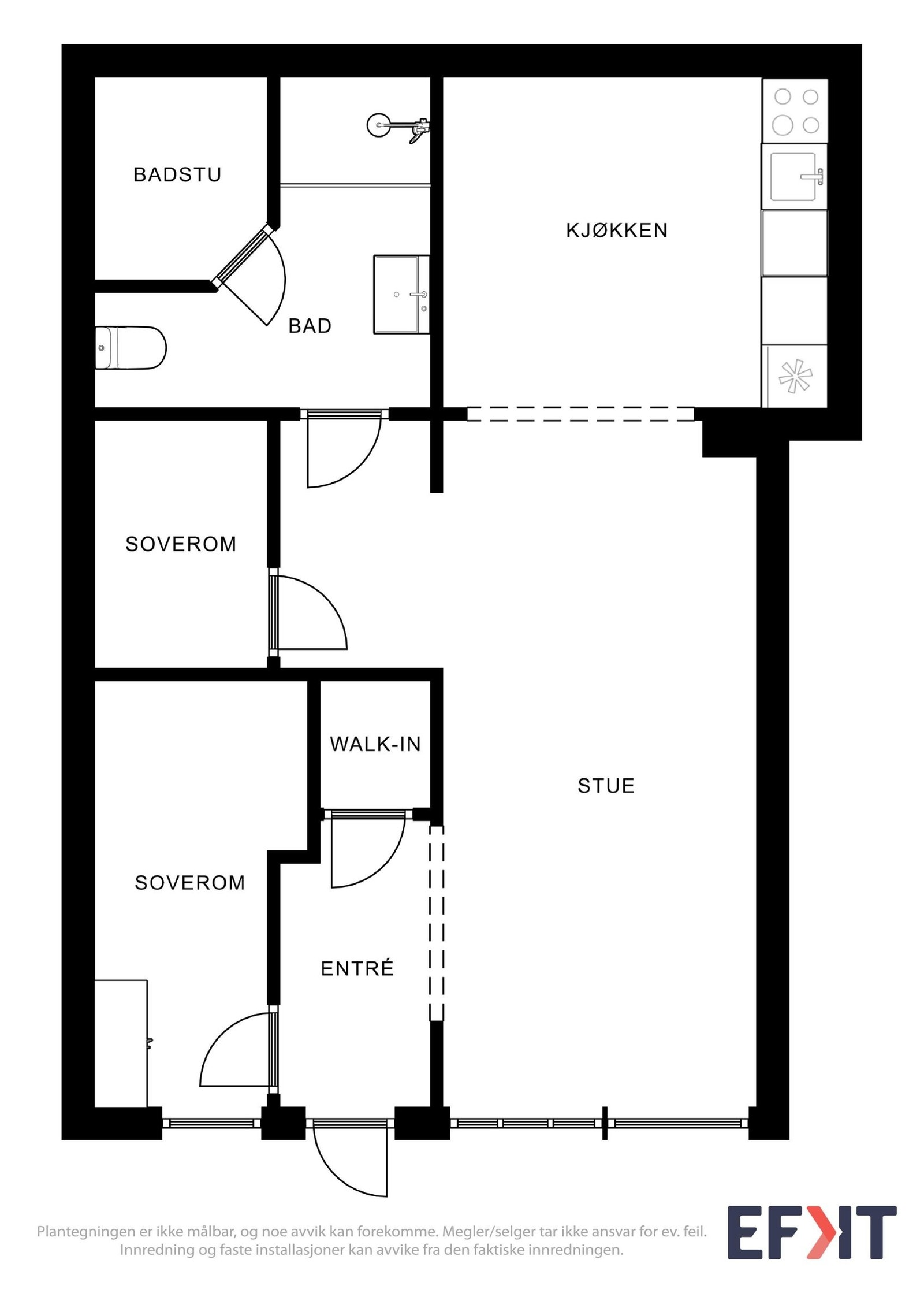 I tillegg en bod på 3kvm, samt felles bod med div redskap og utstyr som smørebenk for ski, gressklipper osv. Galleribilde