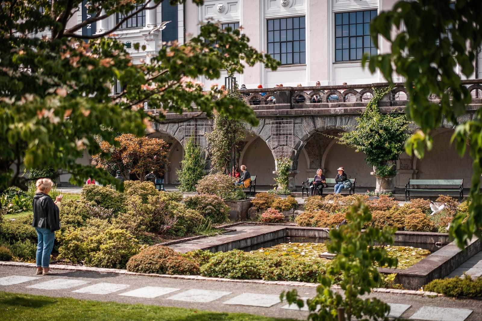 Naturhistorisk og botanisk hage rett ved Galleribilde
