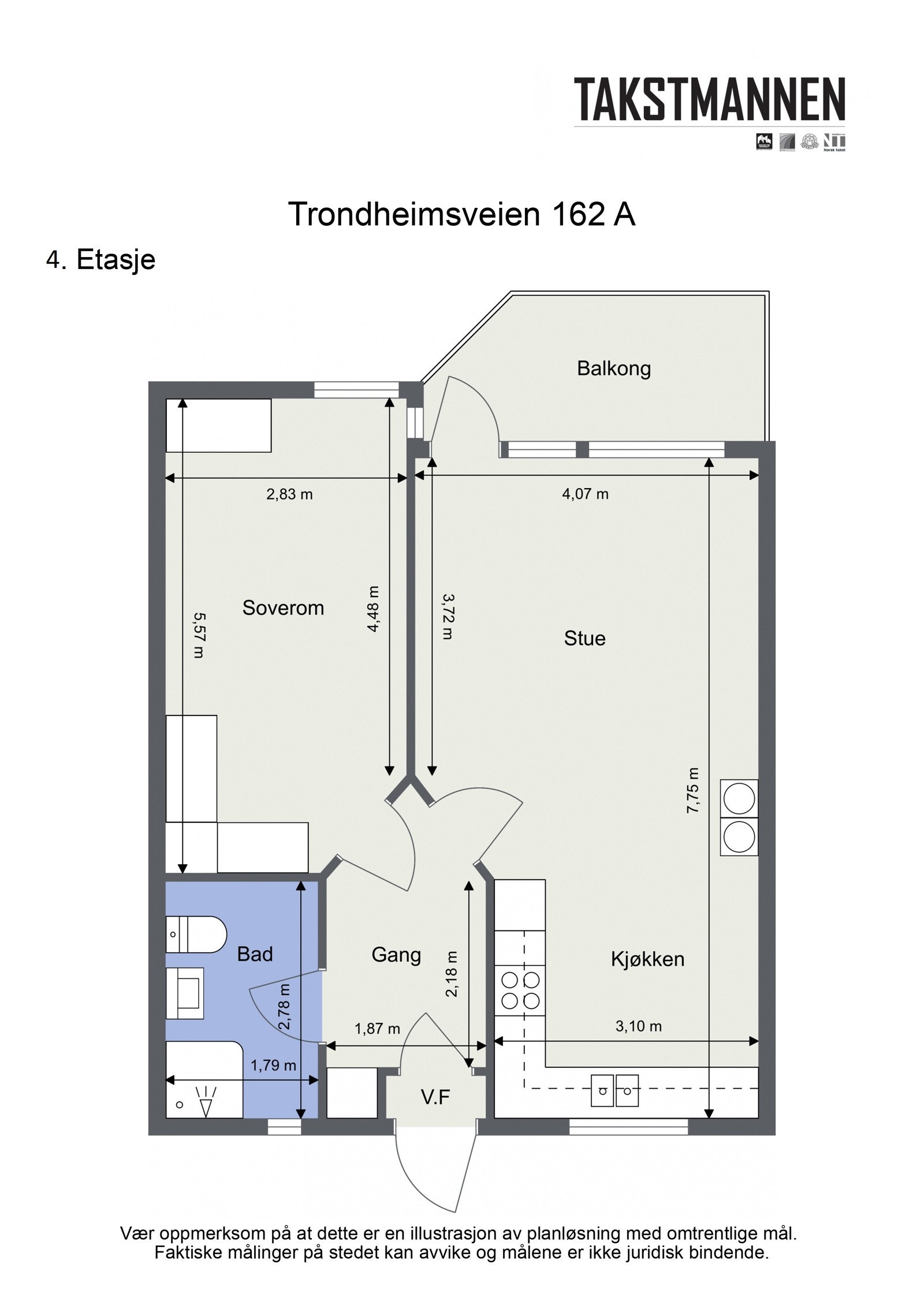 Plantegning Galleribilde