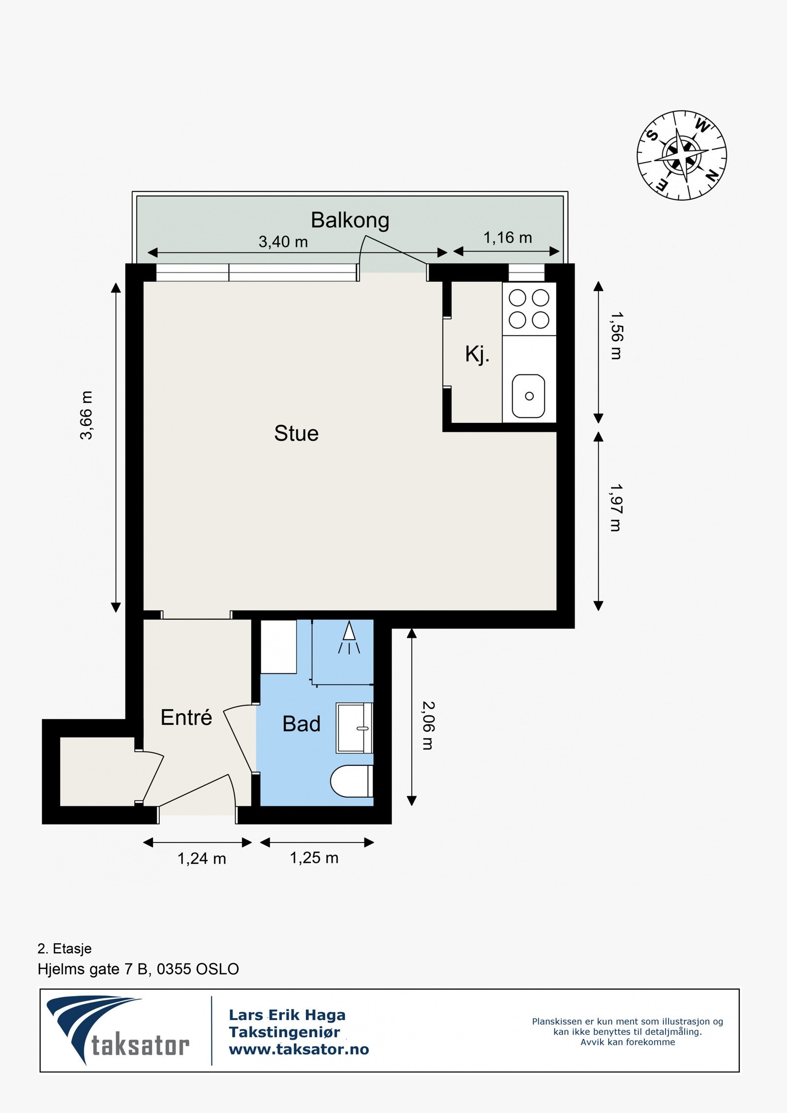 Plantegning - 2.etasje Galleribilde