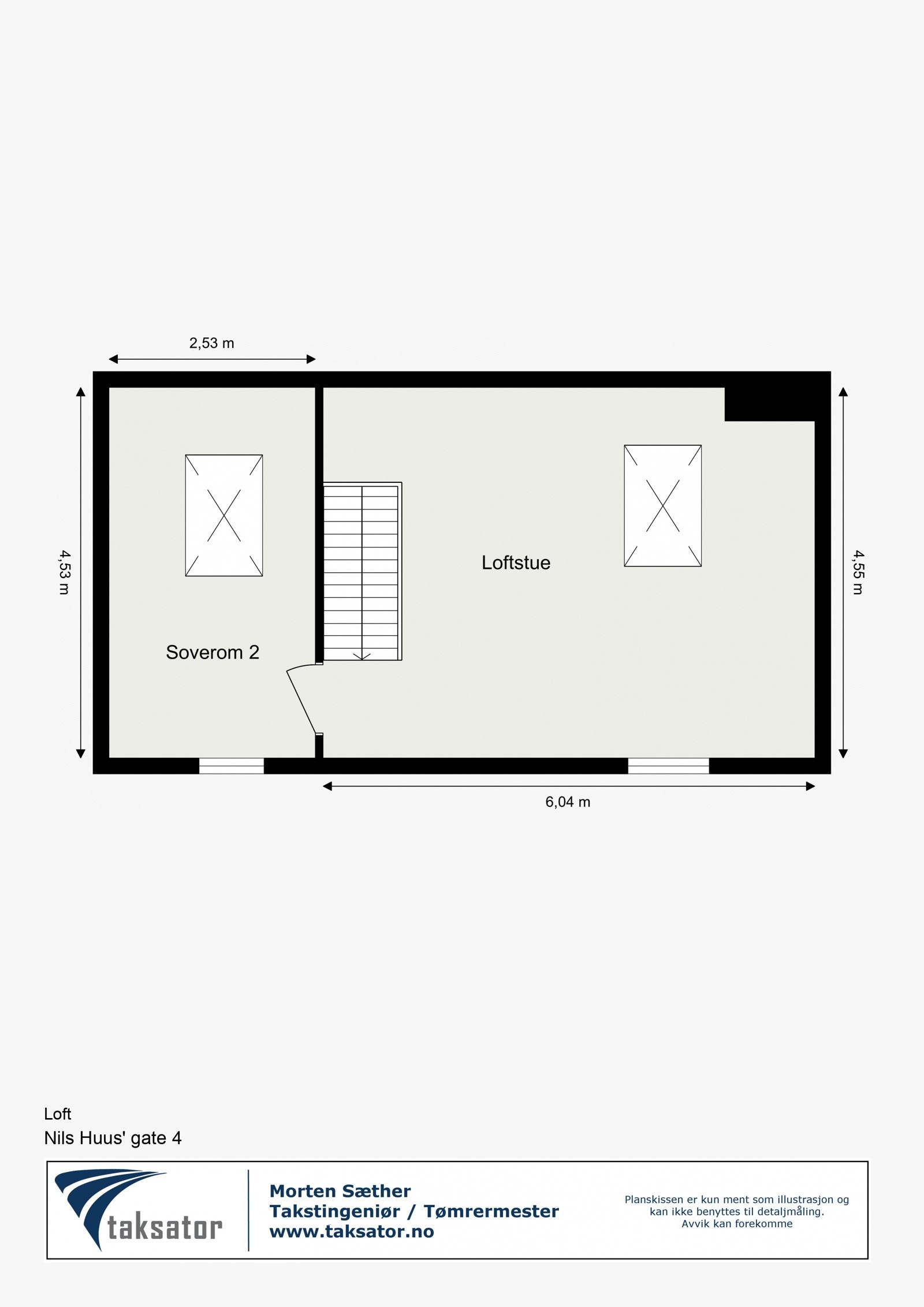 Nils Huus' gate 4 - Loft Galleribilde