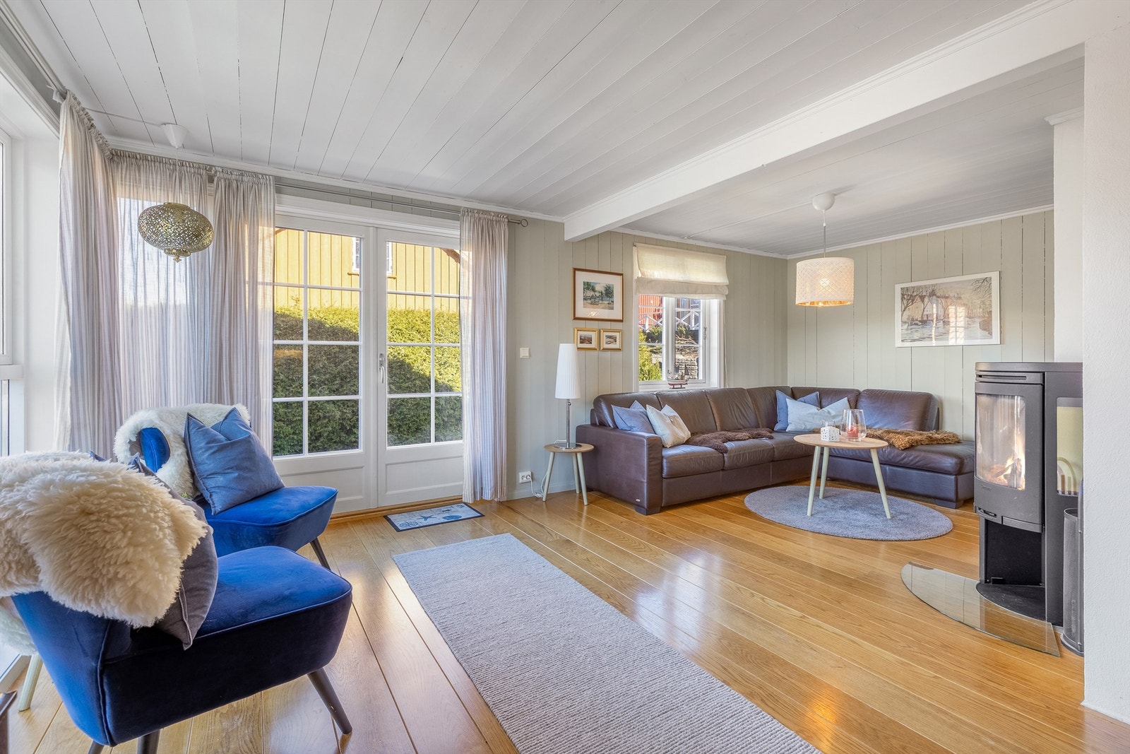 Hytta har helt fantastisk planløsning og fin beliggenhet helt på enden Galleribilde