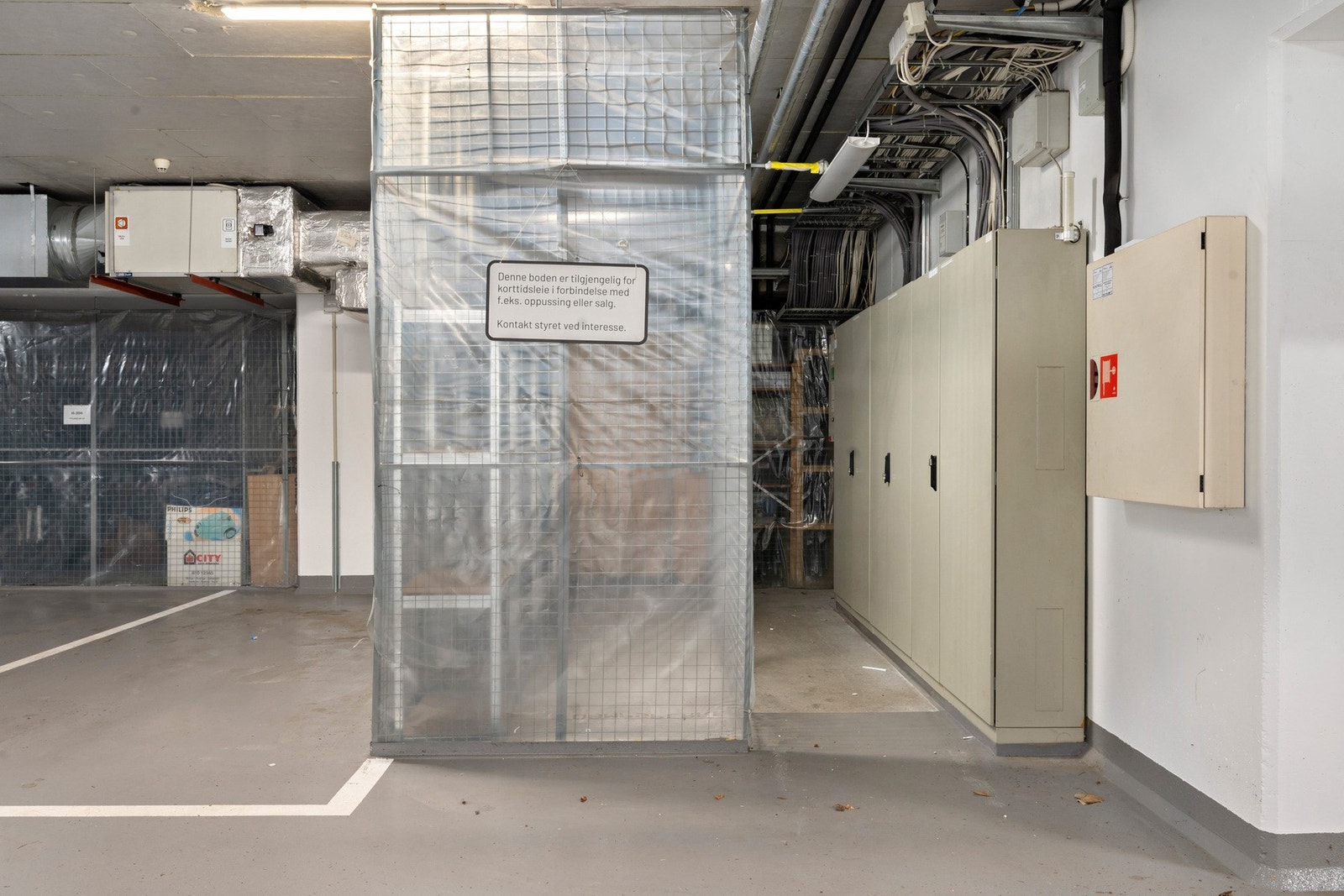 Sameiet disponerer en større bod som kan leies ved behov Galleribilde