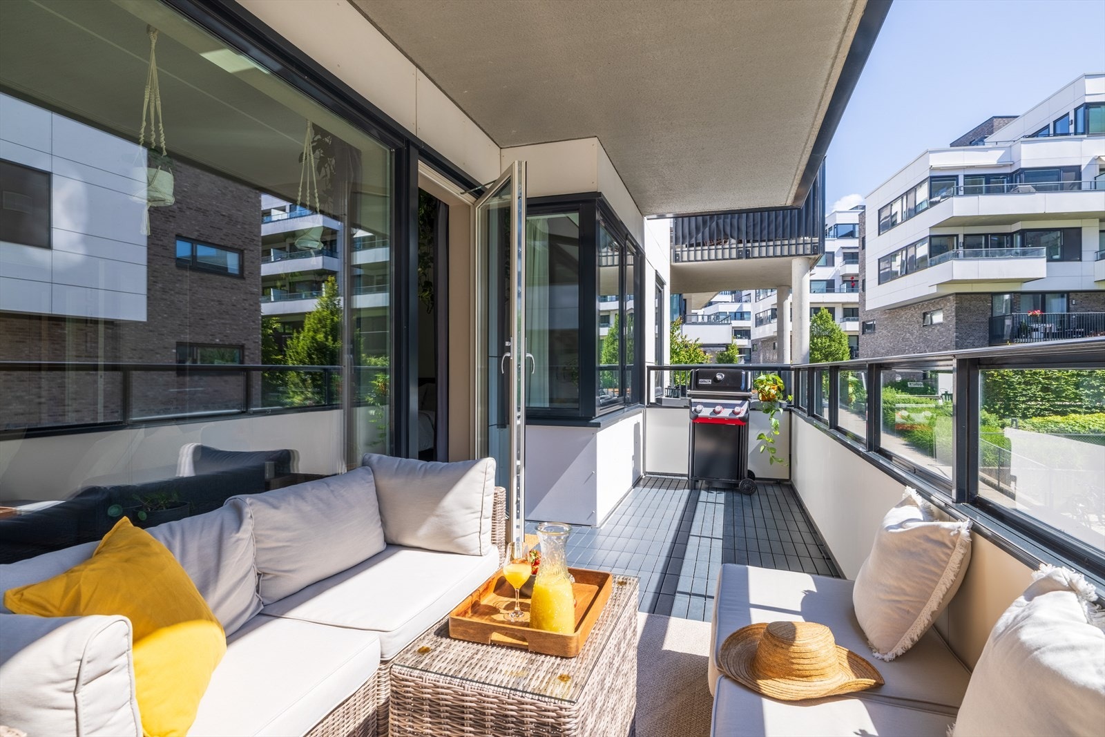 Du har også god plass til el- eller gassgrill på balkongen! Galleribilde