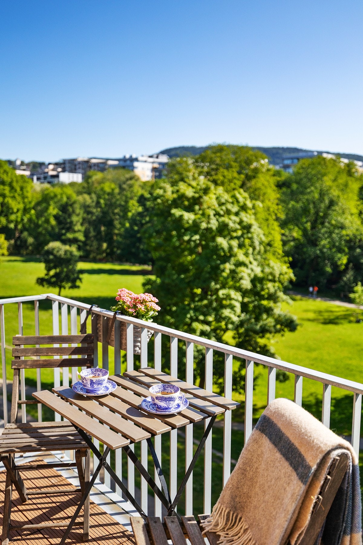 Detaljbilde av balkong. Galleribilde