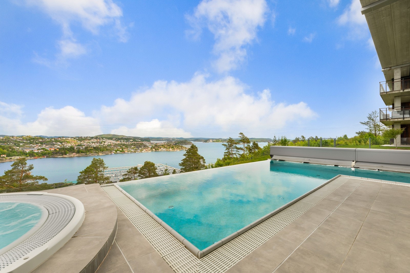 Utendørs spa Galleribilde