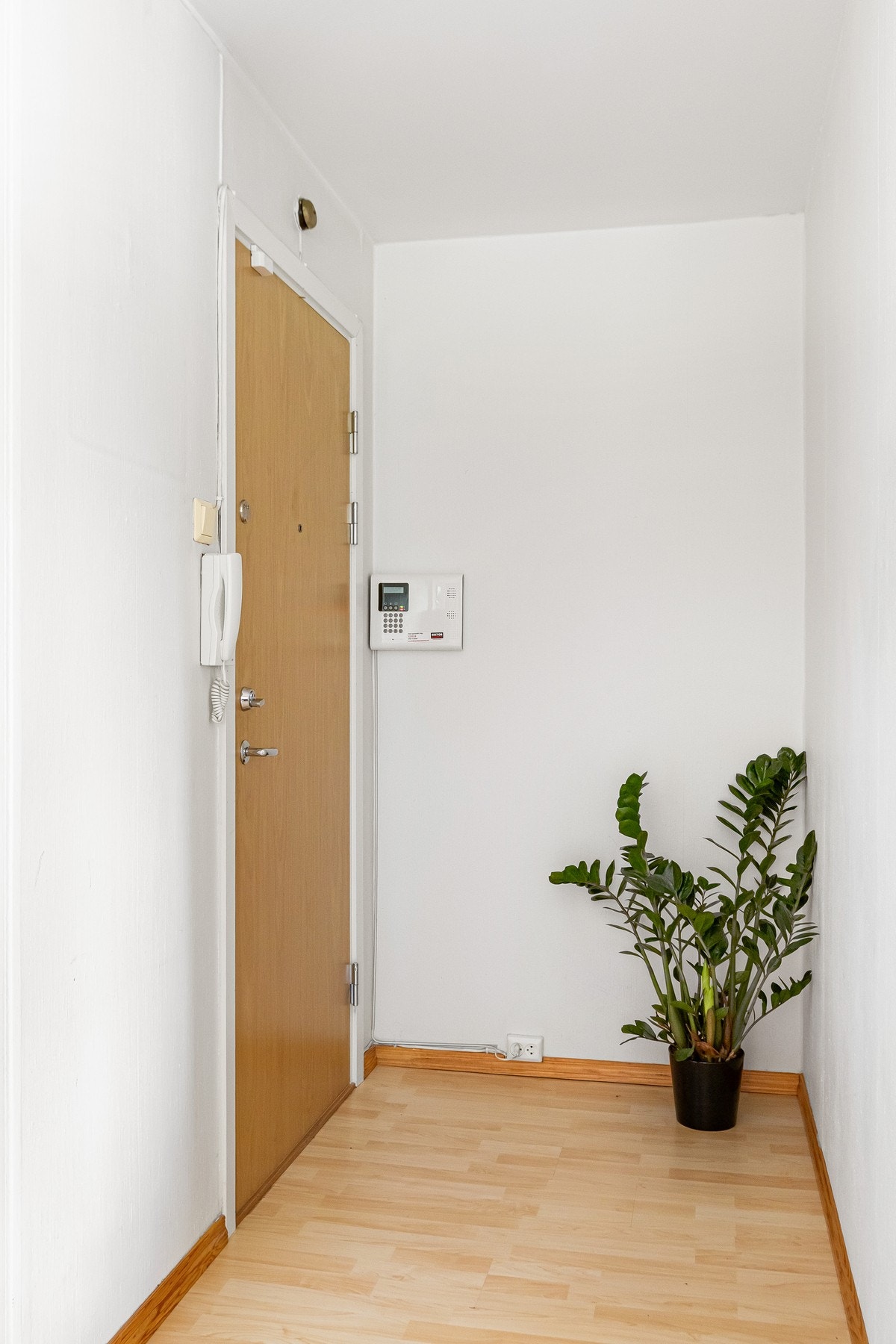 Entréen er utstyrt med dørcalling og det er adkomst til leiligheten via trapp. Galleribilde