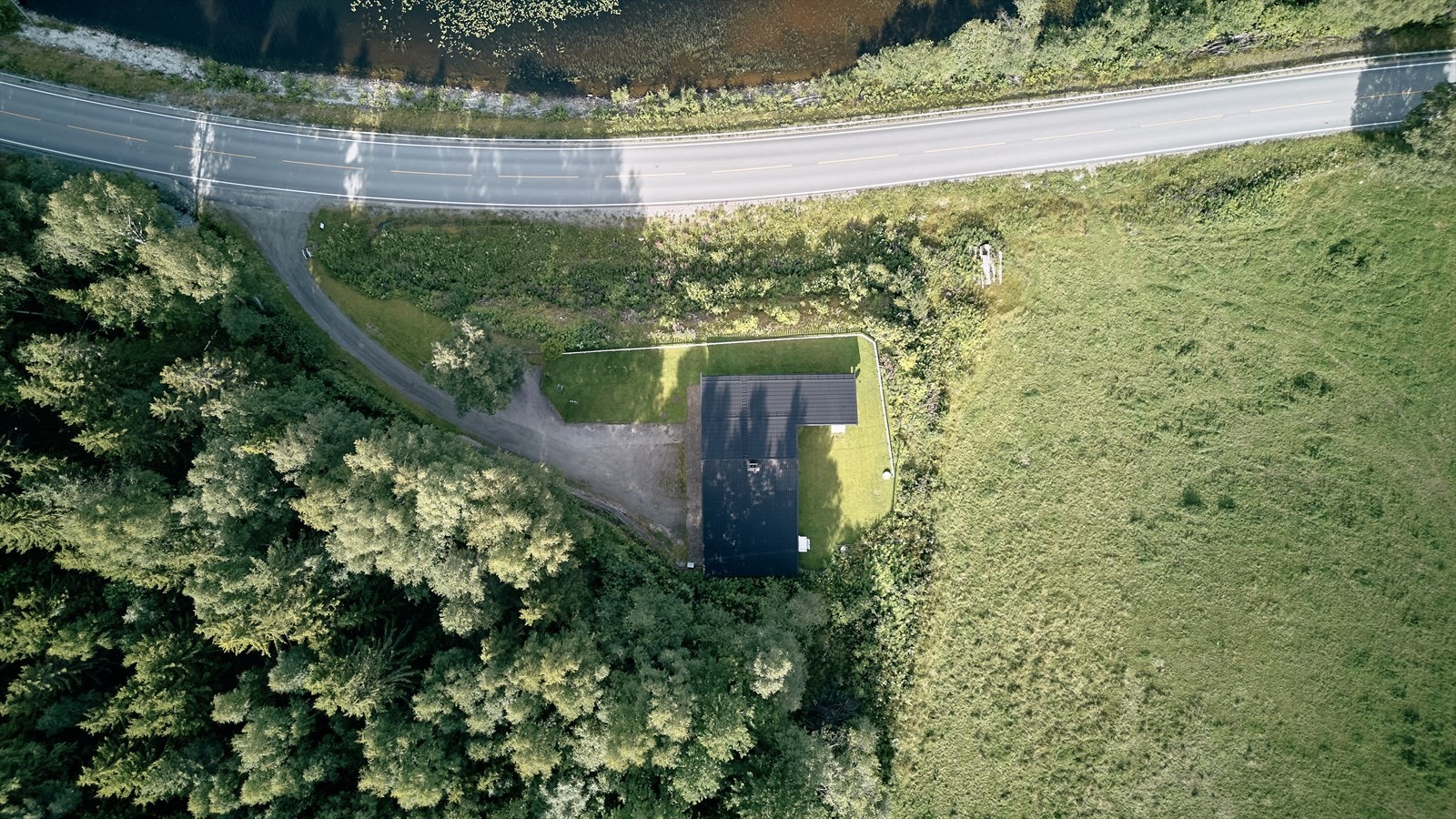 Dronebilde. Galleribilde