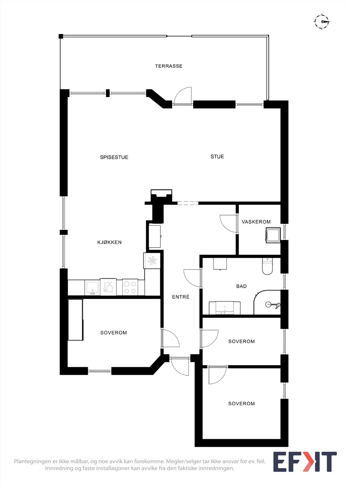 Plantegning Galleribilde