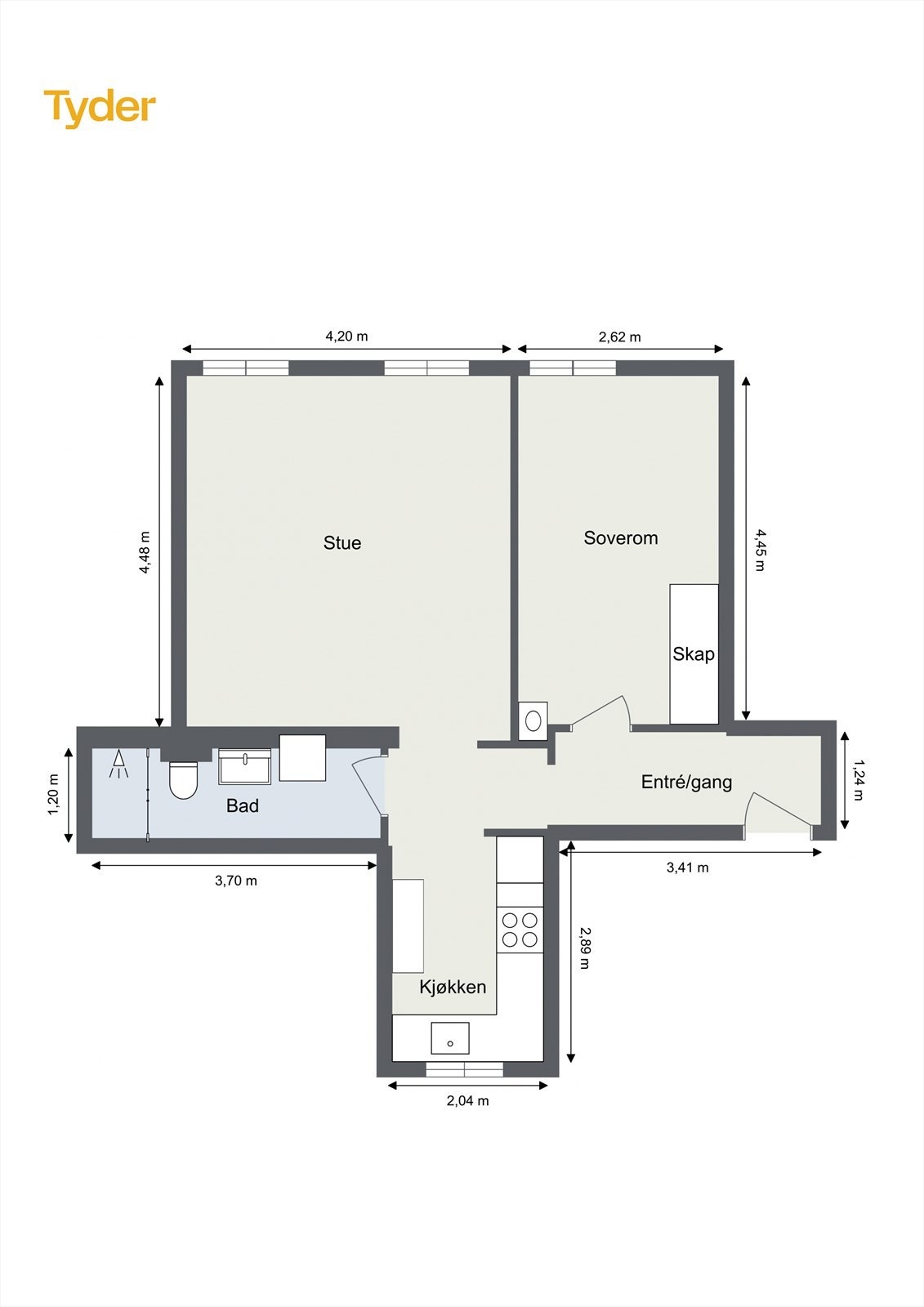 Plantegning. Galleribilde