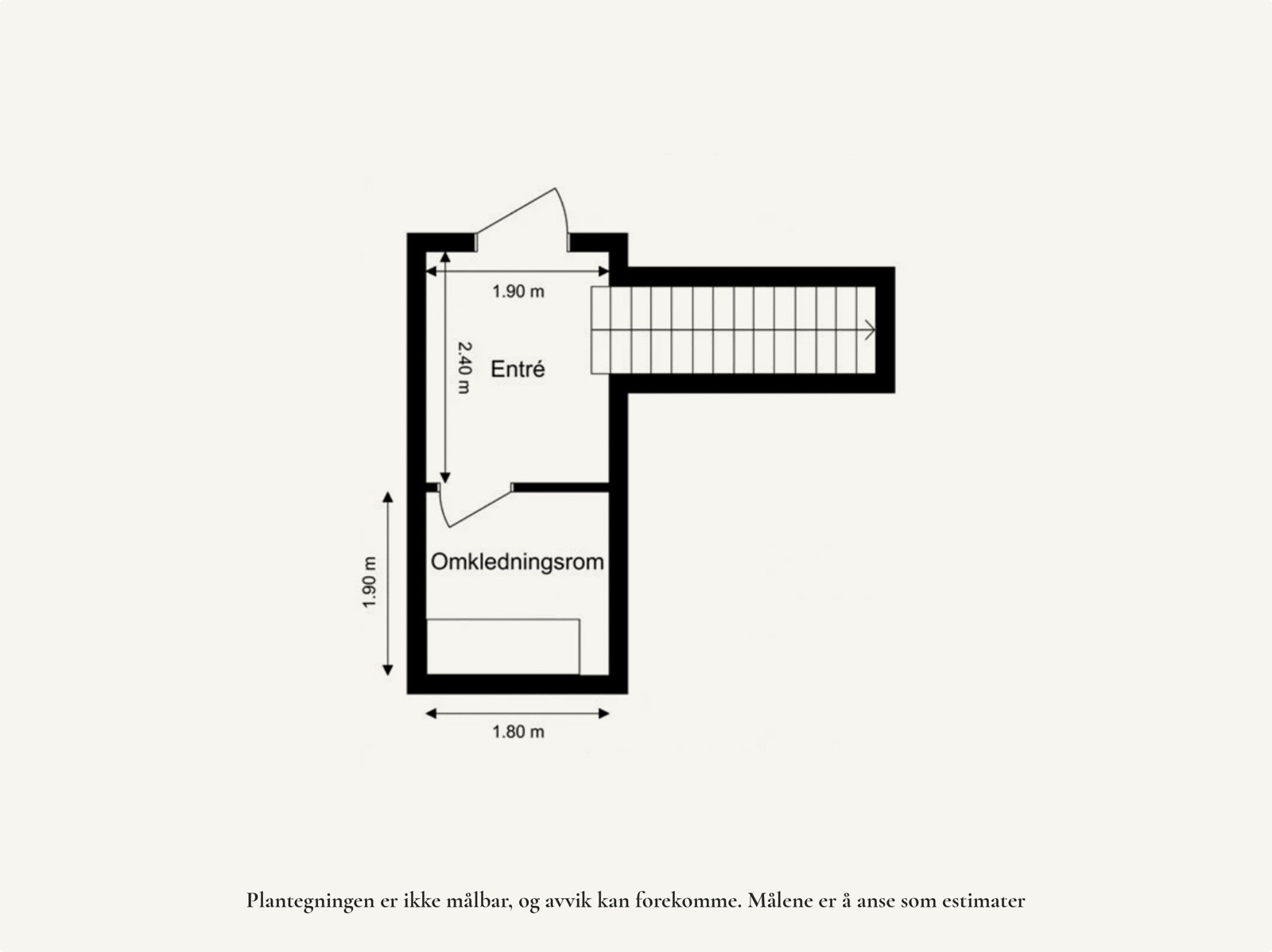 Plantegning entré. Galleribilde
