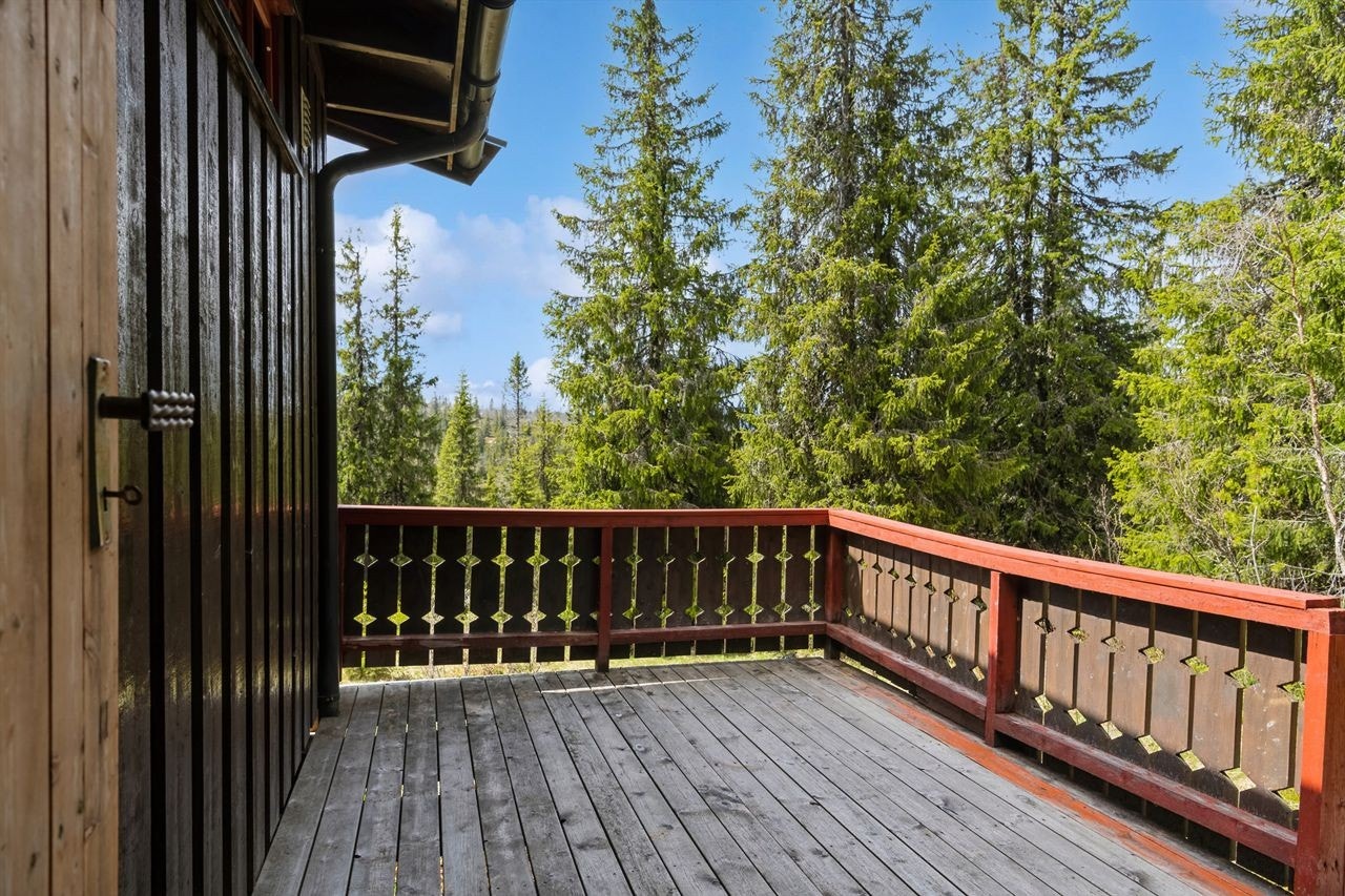 Terrasse tilknyttet den andre inngangen. Galleribilde