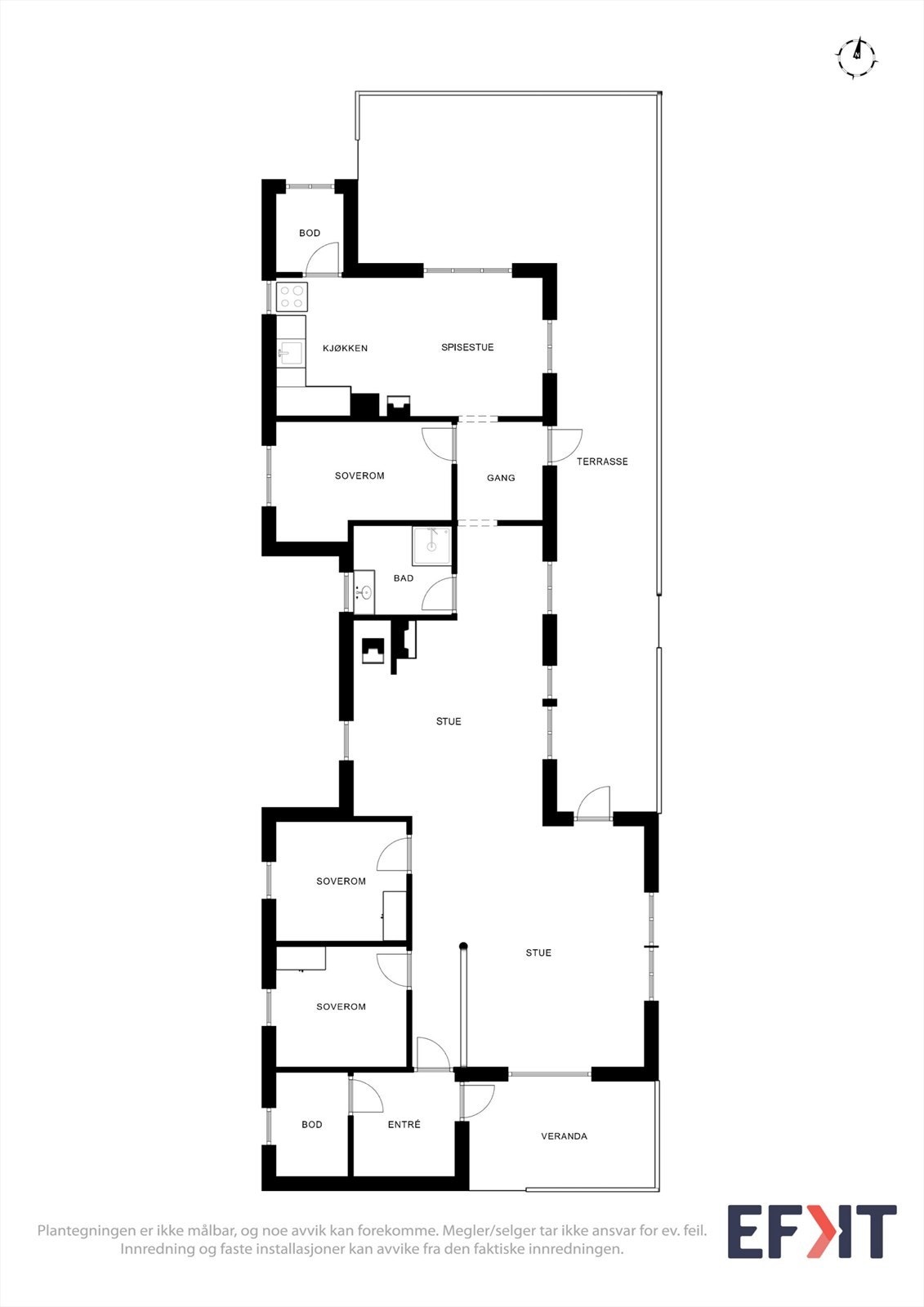 Plantegning Galleribilde