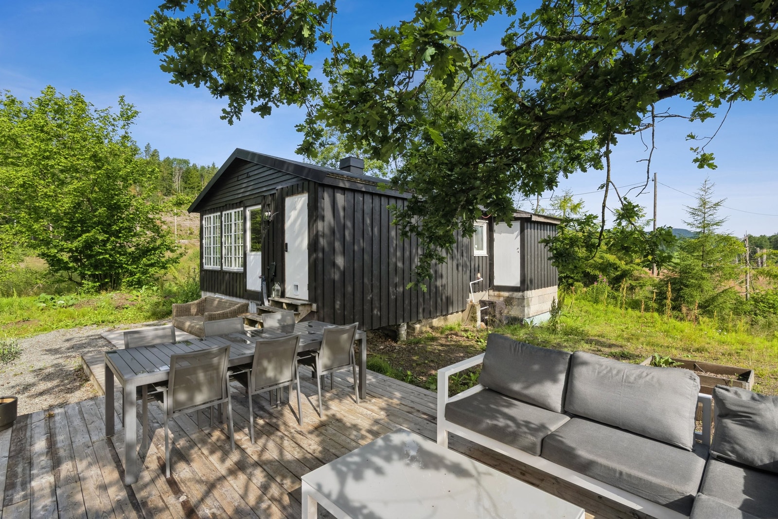 Koselig uteområde. Galleribilde