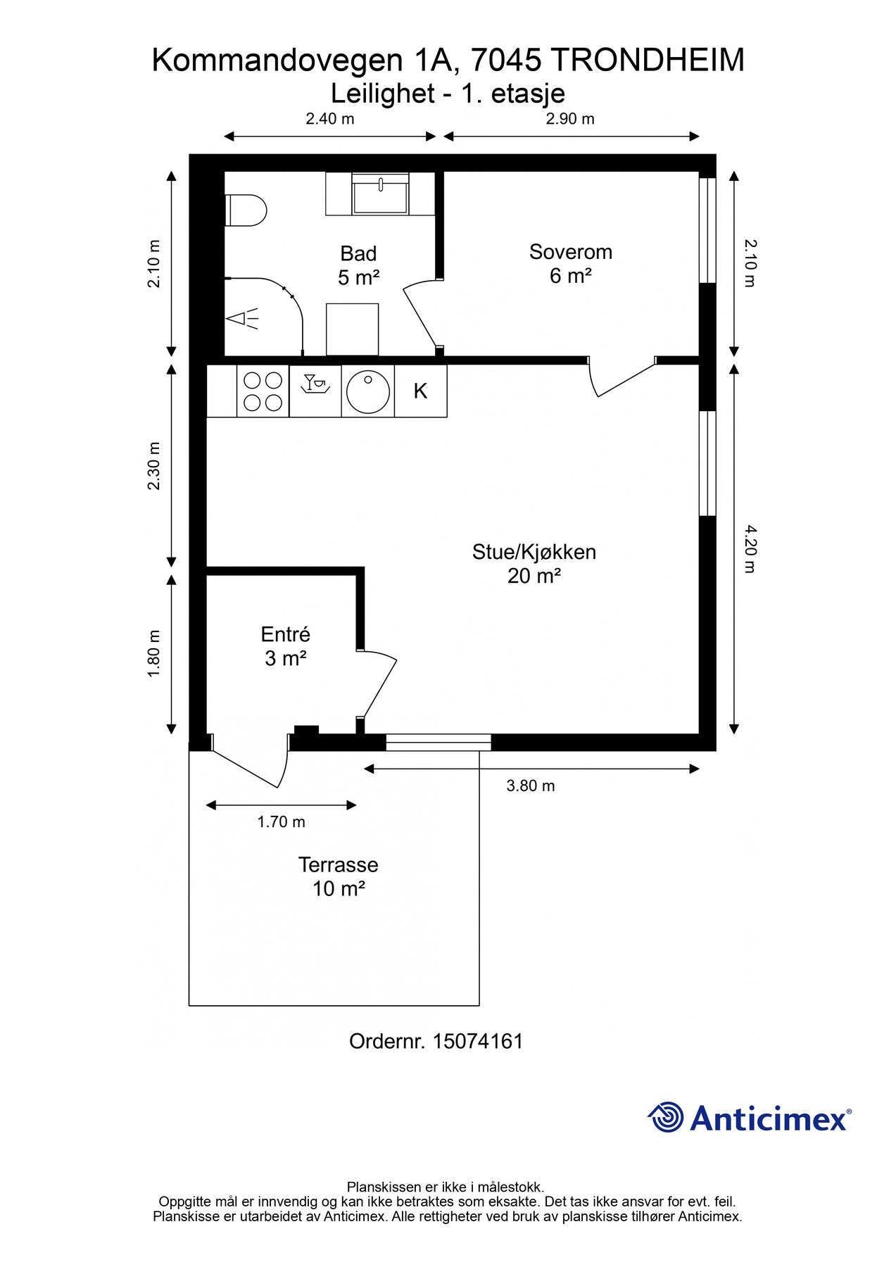 Plantegning - 1. etasje Galleribilde