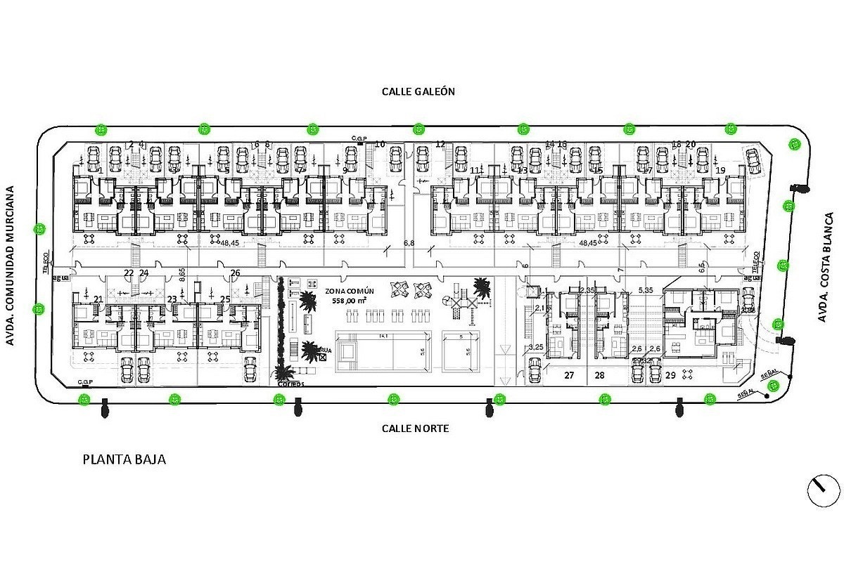 Plan på anlegget Galleribilde