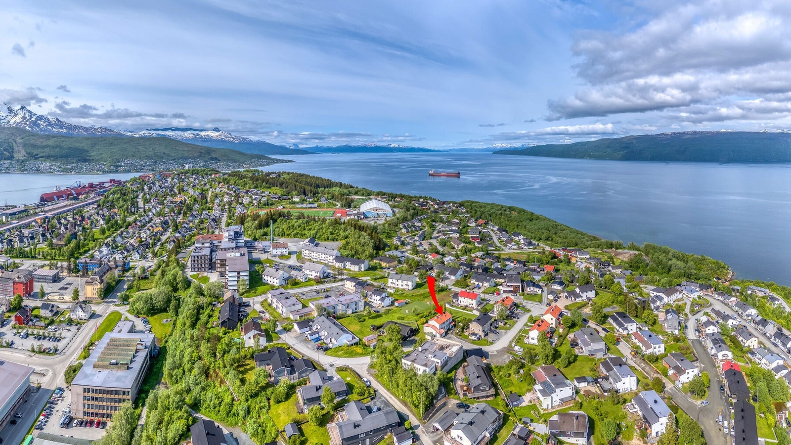 Kort avstand til turstier og friområder. Galleribilde