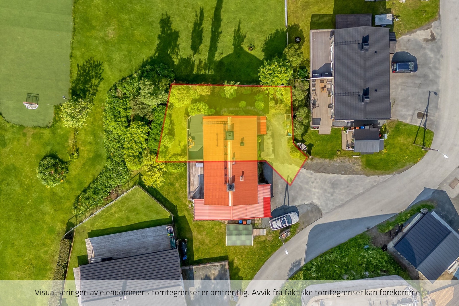 Tomten avmerket Galleribilde