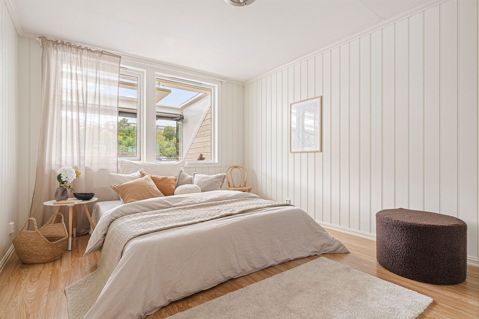 Soverommet måler 12,7m² Galleribilde