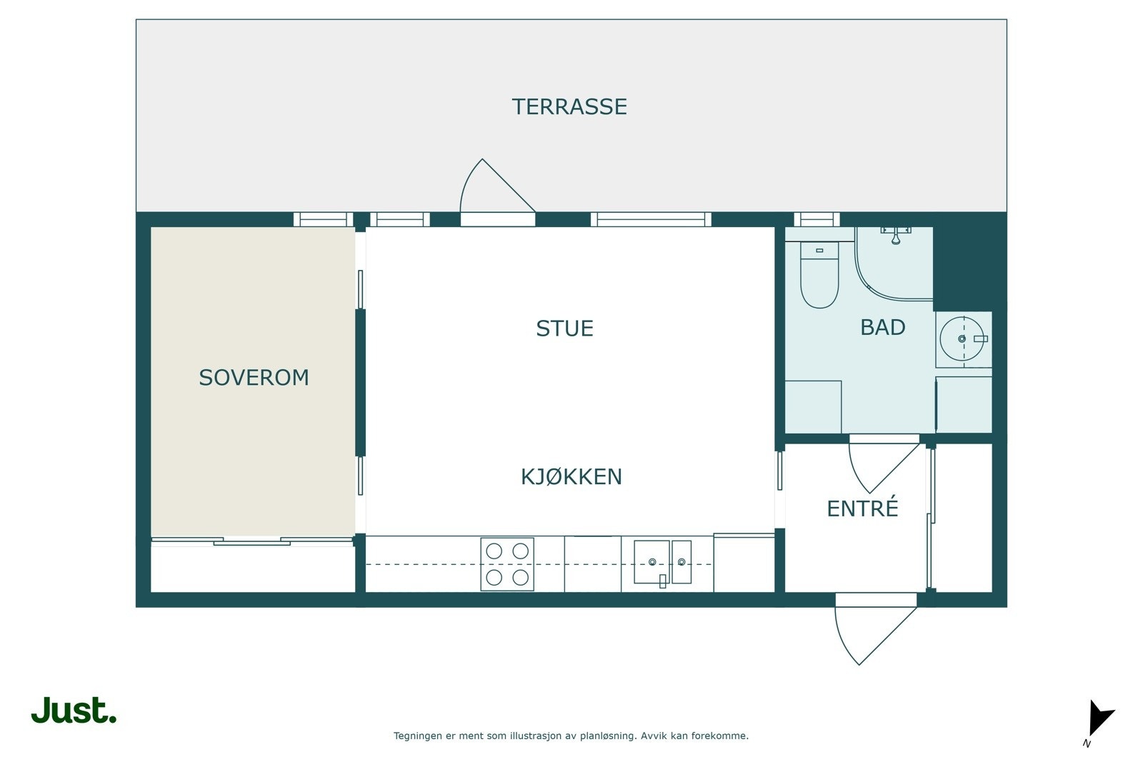 Planskisse. Galleribilde