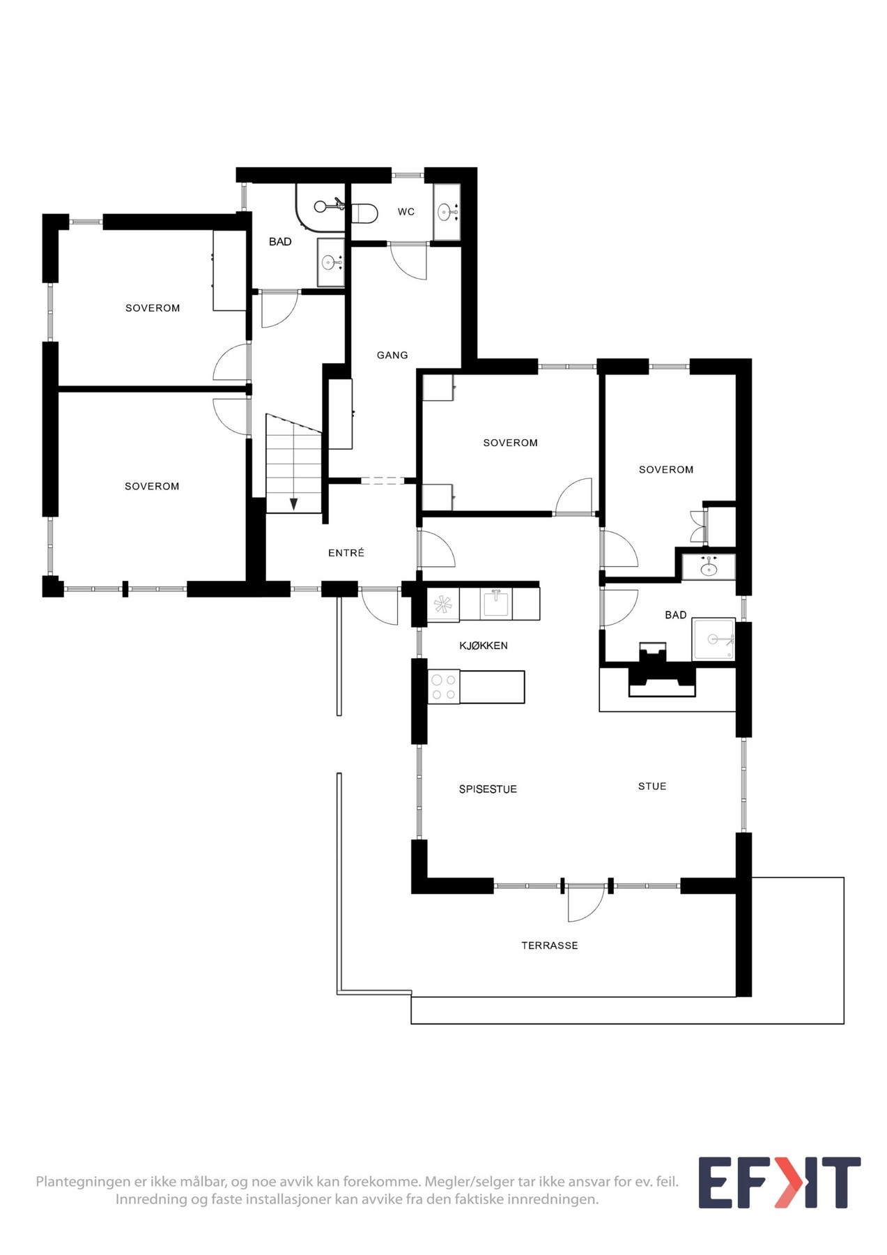 Plantegning. Galleribilde