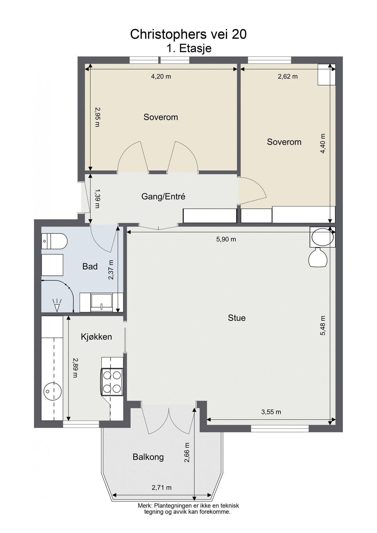 Plantegning. I tillegg medfølger bod i kjeller og på loft. Galleribilde