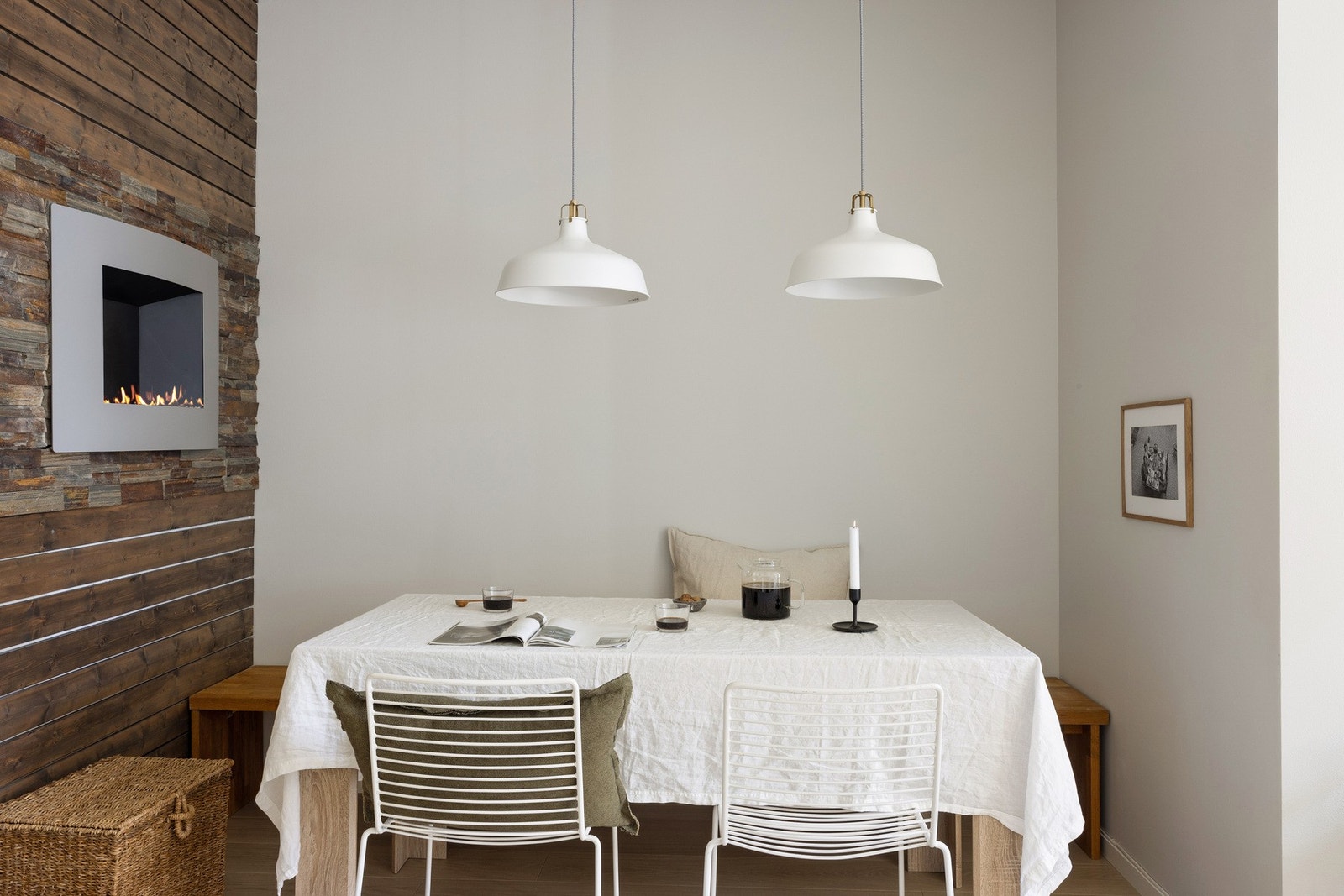 Alle innvendige overflater er nylig malt (2025). Galleribilde