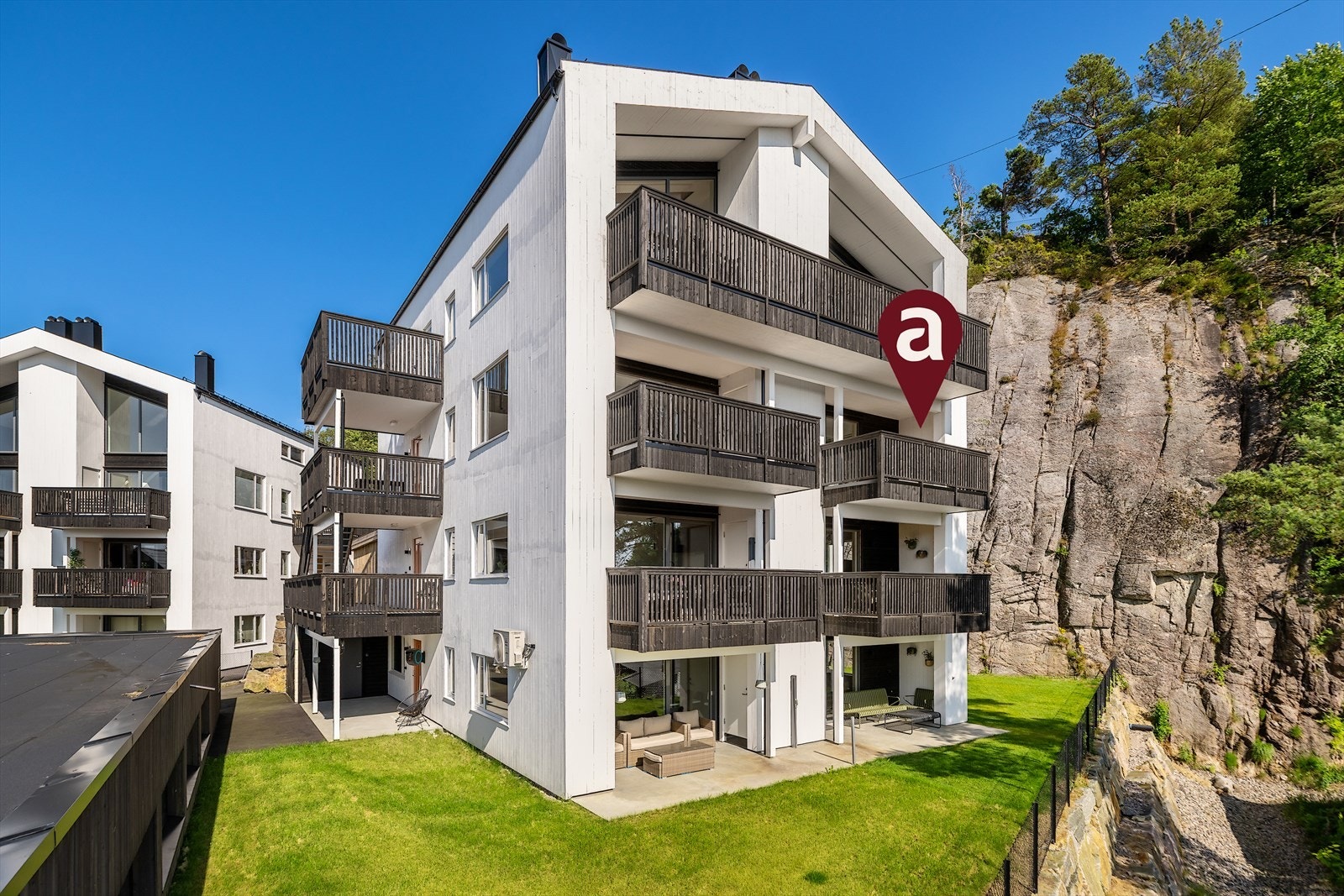 Egen tilhørende "gjesteleilighet" beliggende i etasje under Galleribilde