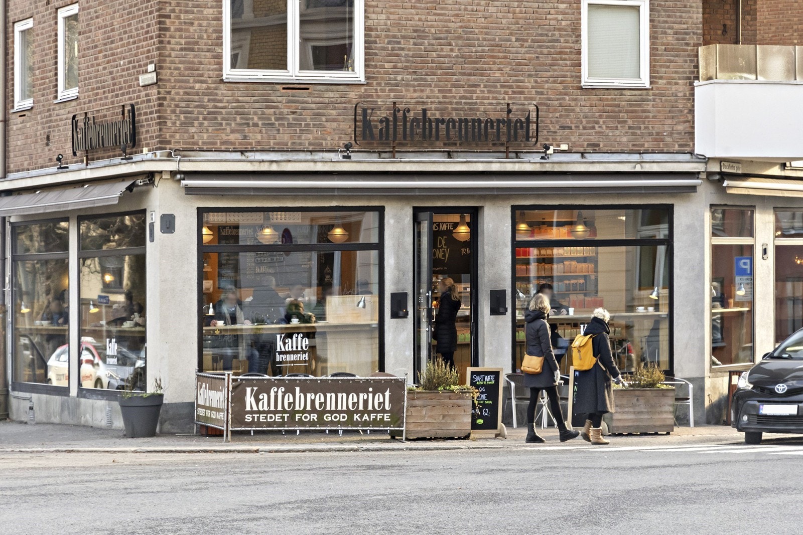 Kaffebrenneriet i samme bygg. Galleribilde