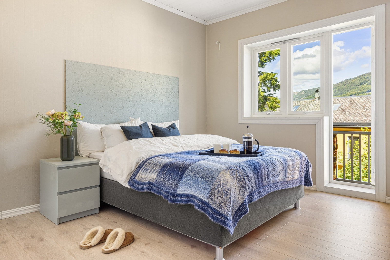 Leiligheten har to gode soverom. Galleribilde