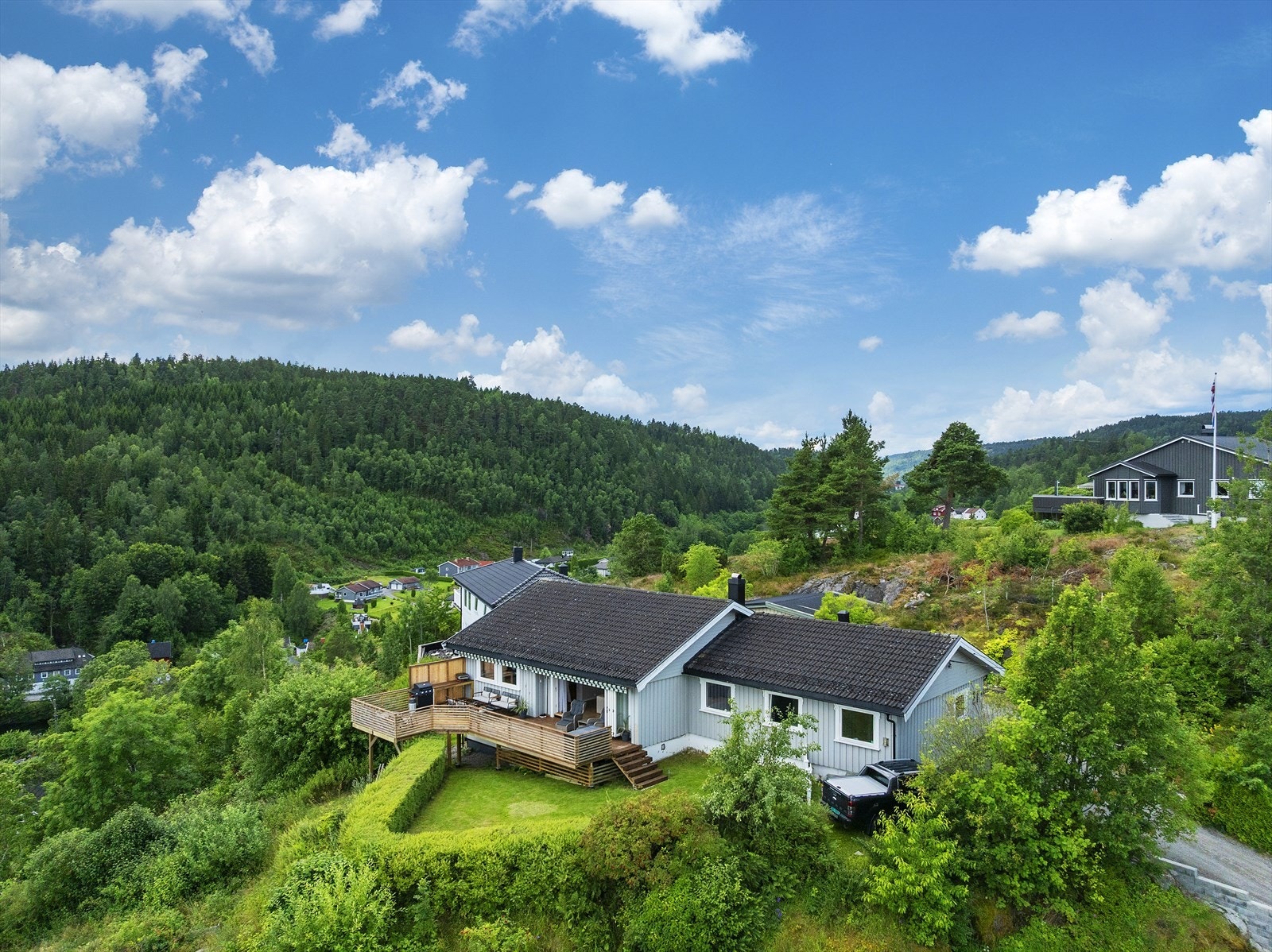 Usjenerte forhold på høy og fri beliggenhet Galleribilde