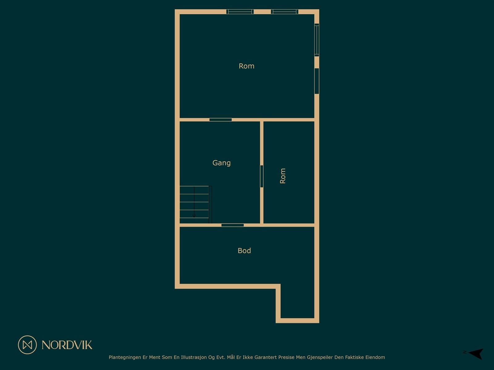 Plantegning - kjeller Galleribilde
