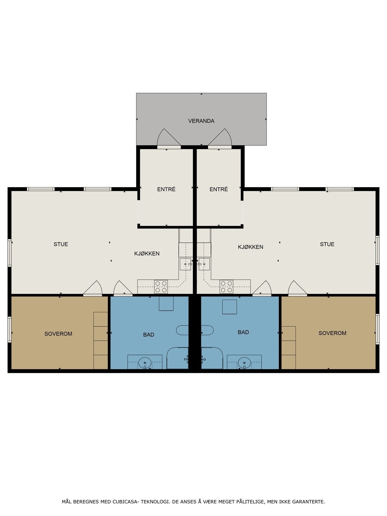 Plantegning sokkel Galleribilde