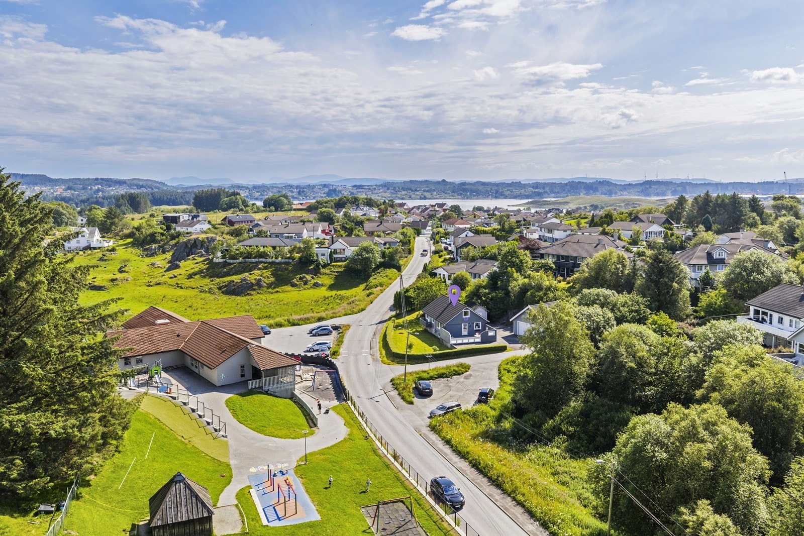 Eiendommen er beliggende er i et attraktivt og barnevennlig boligfelt Galleribilde