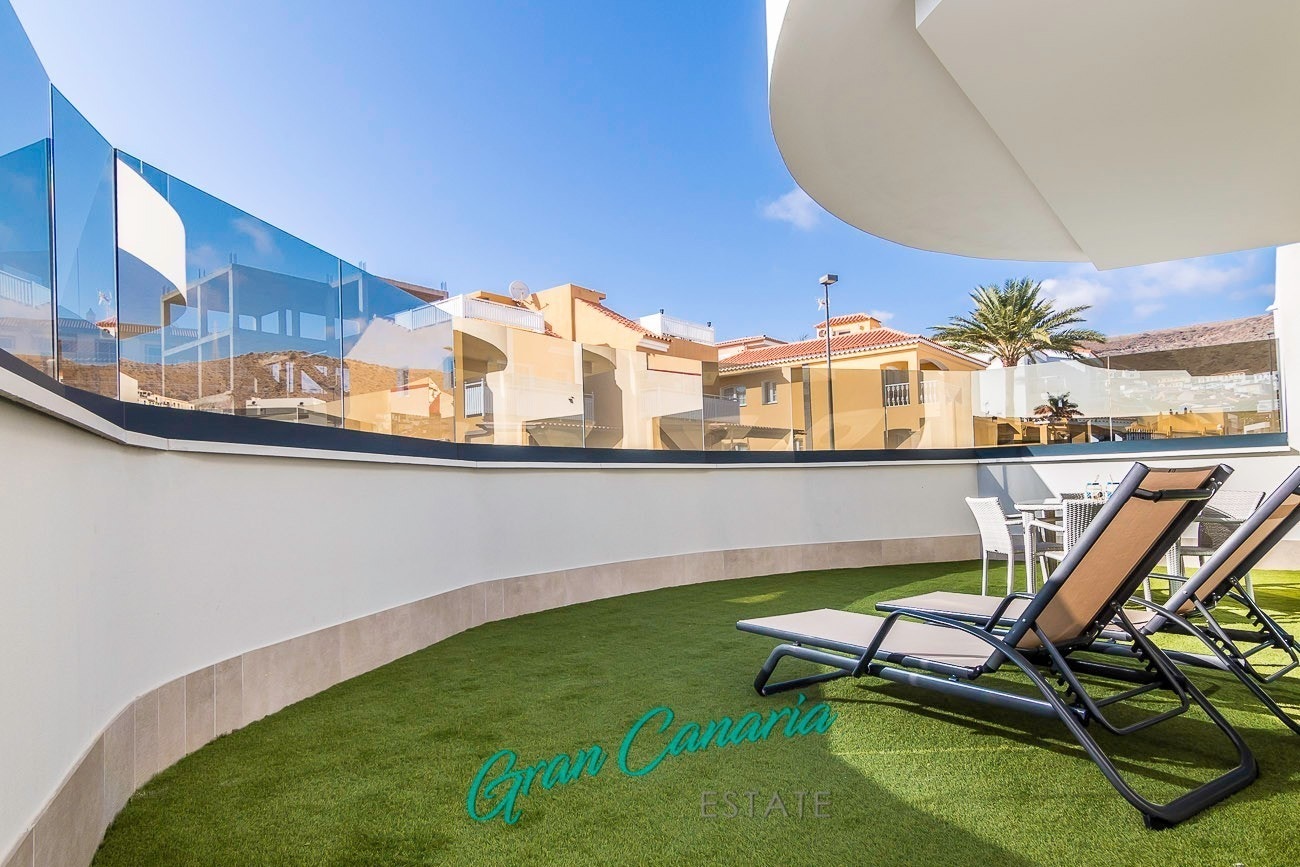 Privat og skjermet terrasse Galleribilde