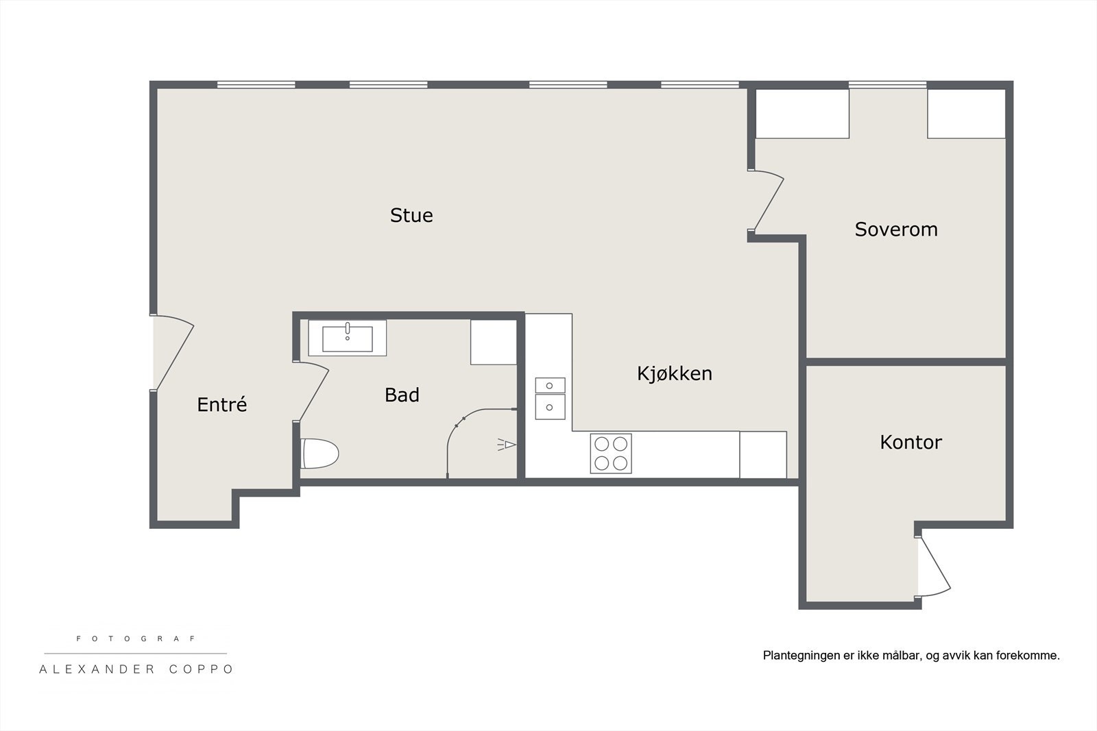 Planskisse Galleribilde