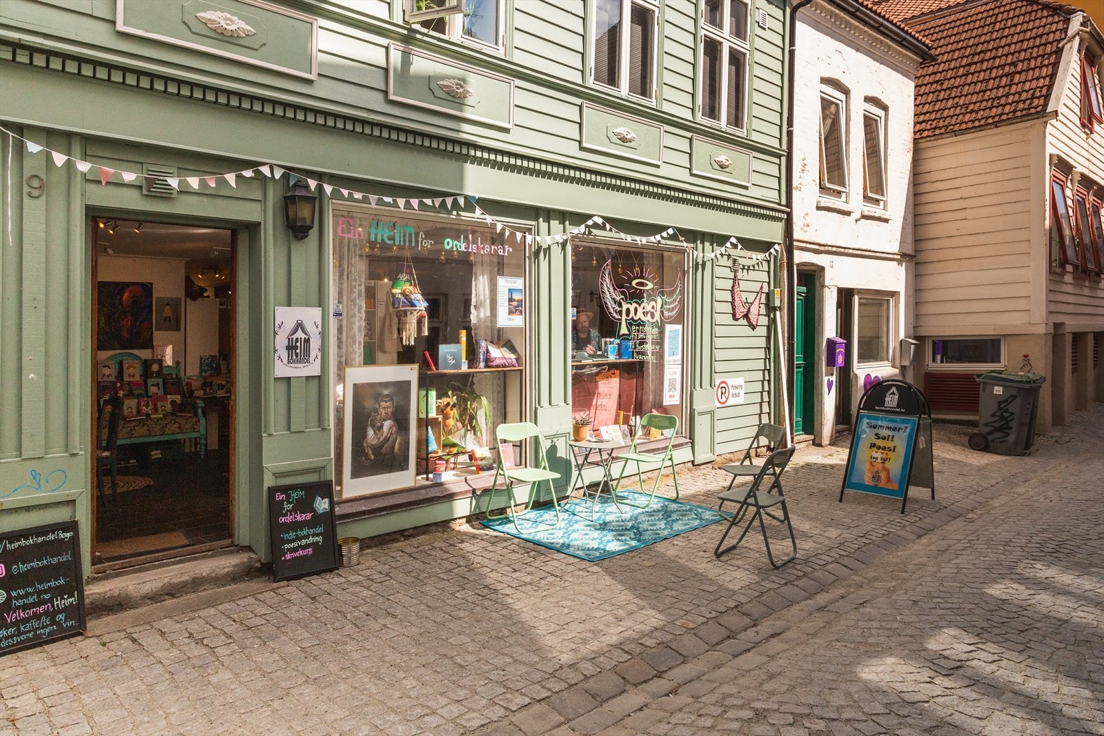 Bo i et sjarmerende nabolag med mange nisjebutikker Galleribilde