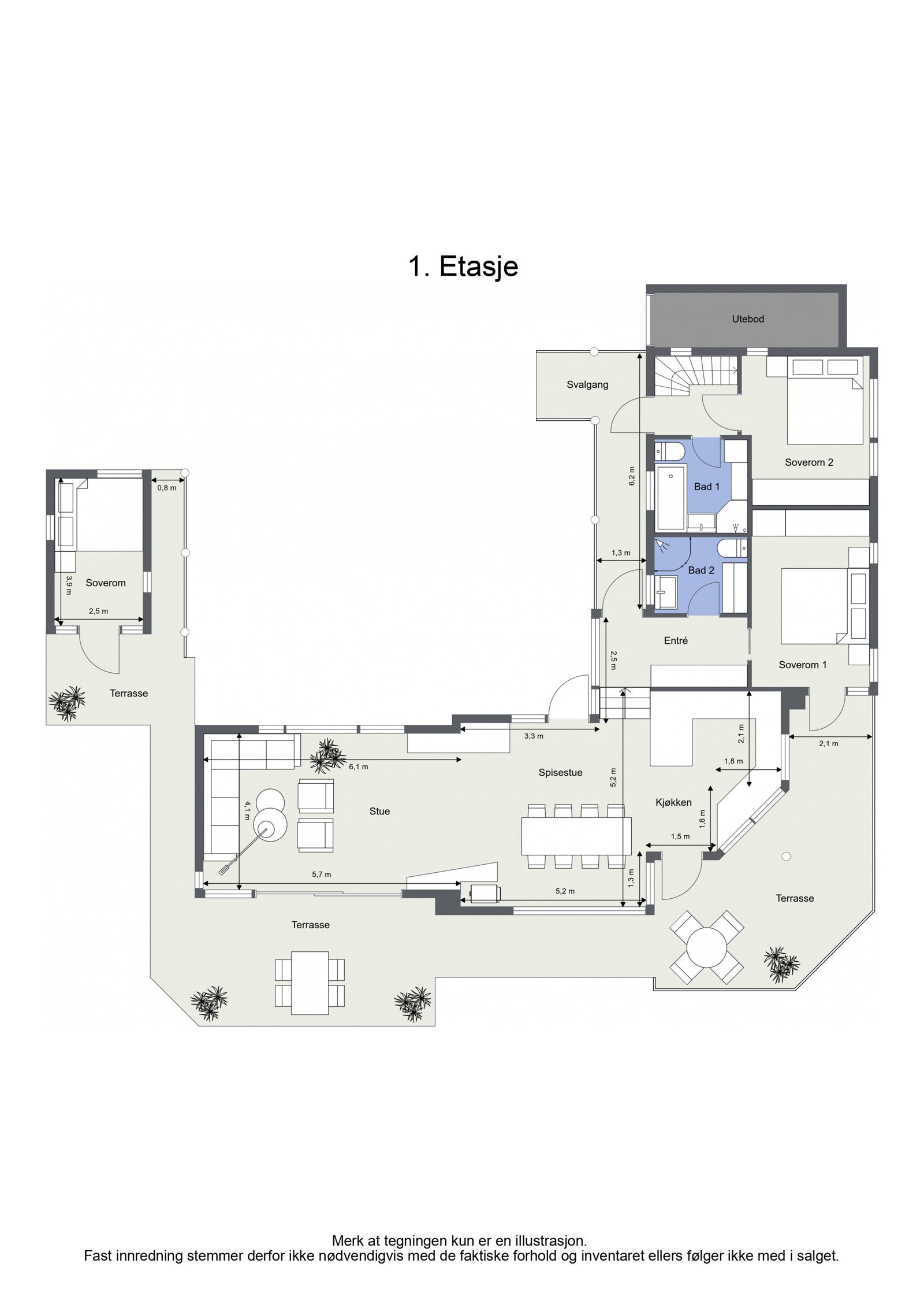 Gjør deg kjent med planløsningen Galleribilde